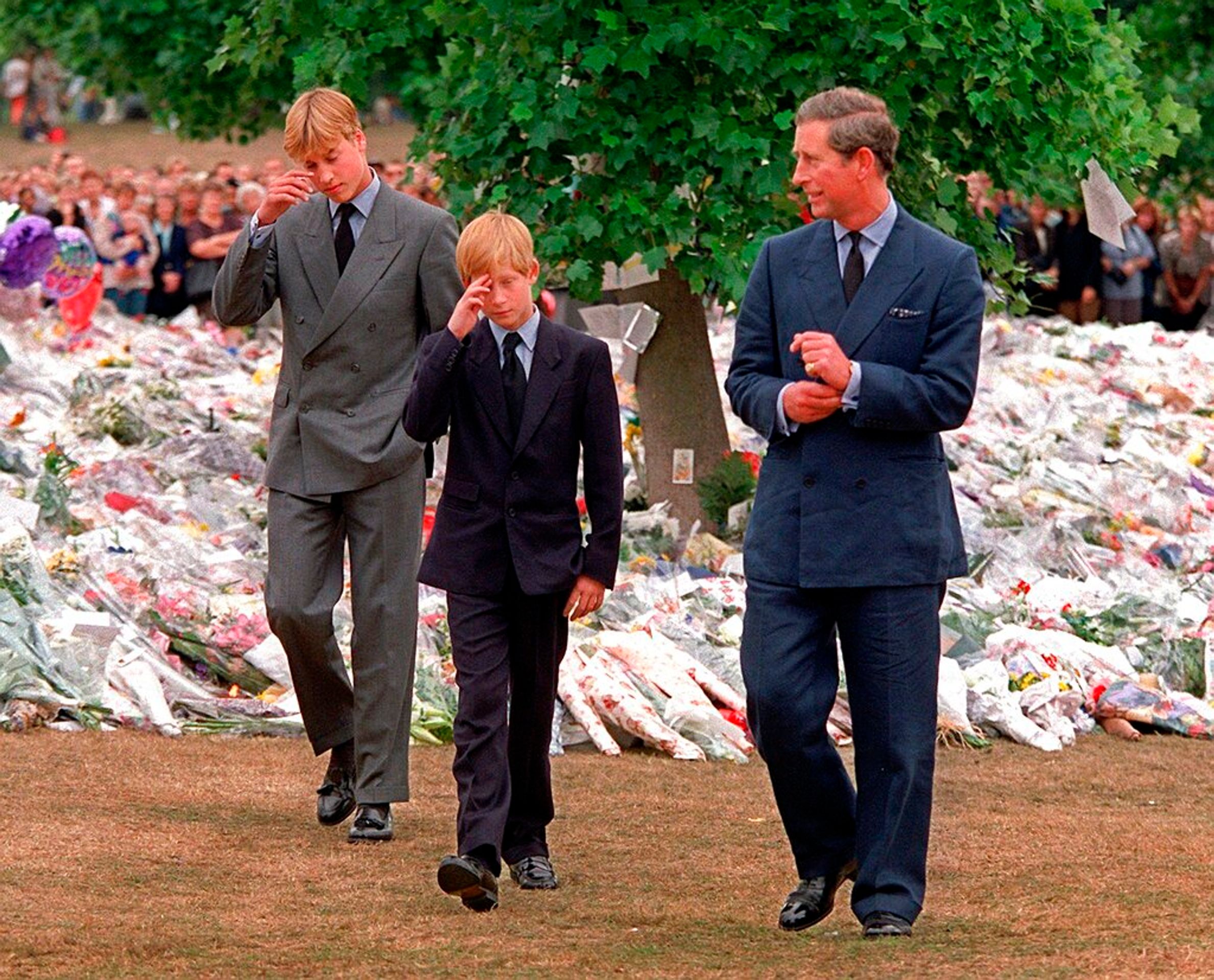 Pohřeb princezny Diany, 1997 - Královská rodina (15/23)