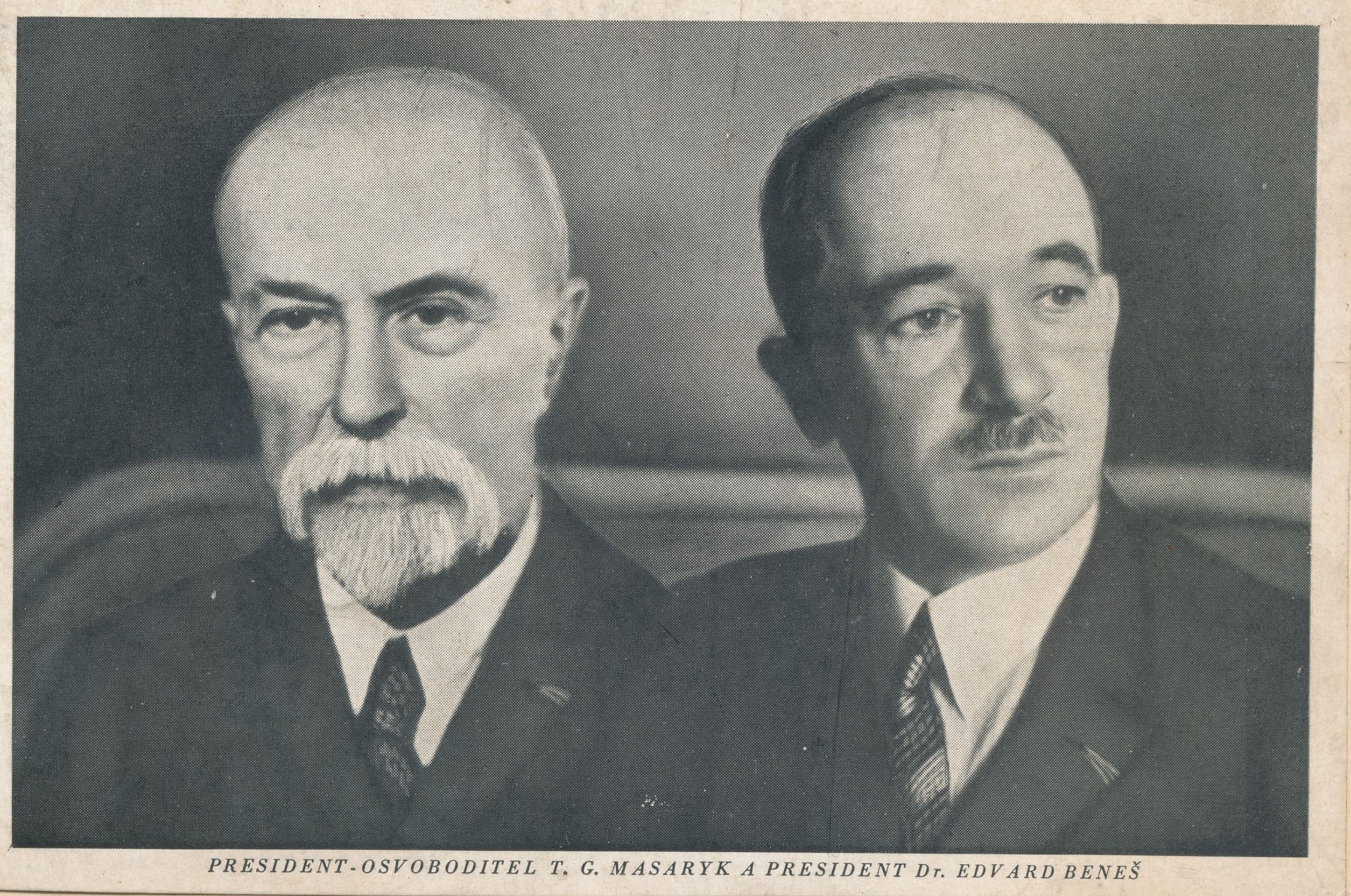 Prezident Tomáš Garrigue Masaryk Edvard Beneš - Český prezidenti (1/10)