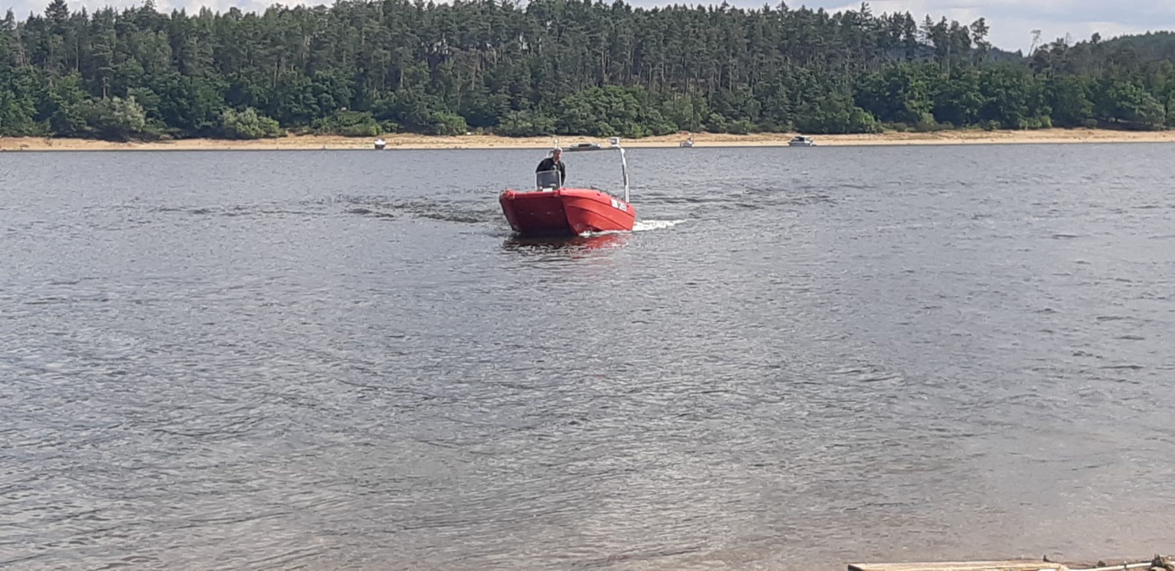 Pátrací akce na Orlické přehradě - Pátrání na Orlíku (1/3)