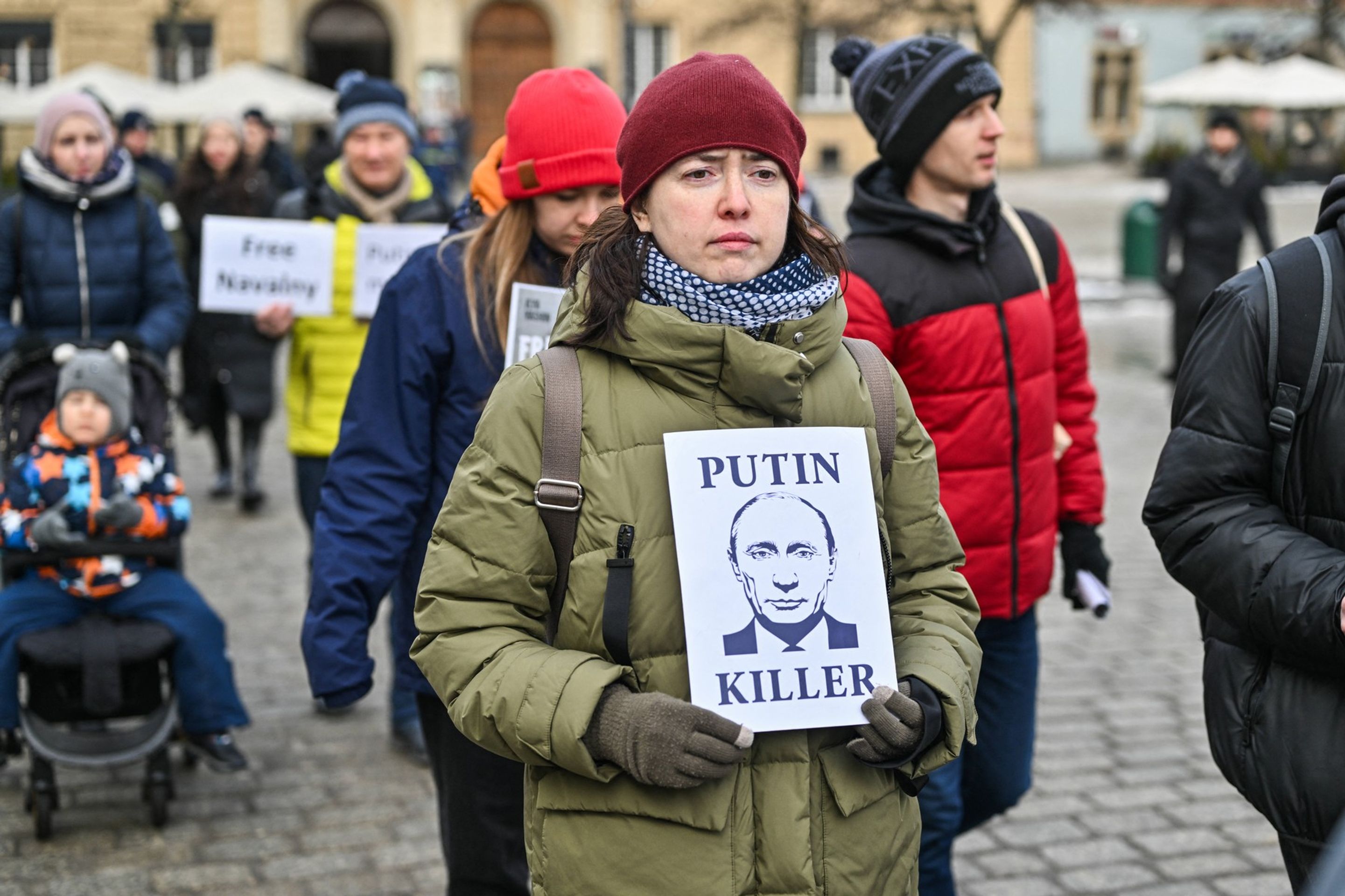 Demonstrace za propuštění Alexeje Anatoljeviče Navalného v Polsku, 21. 1. 2024 - Alexej Anatoljevič Navalnyj (3/14)