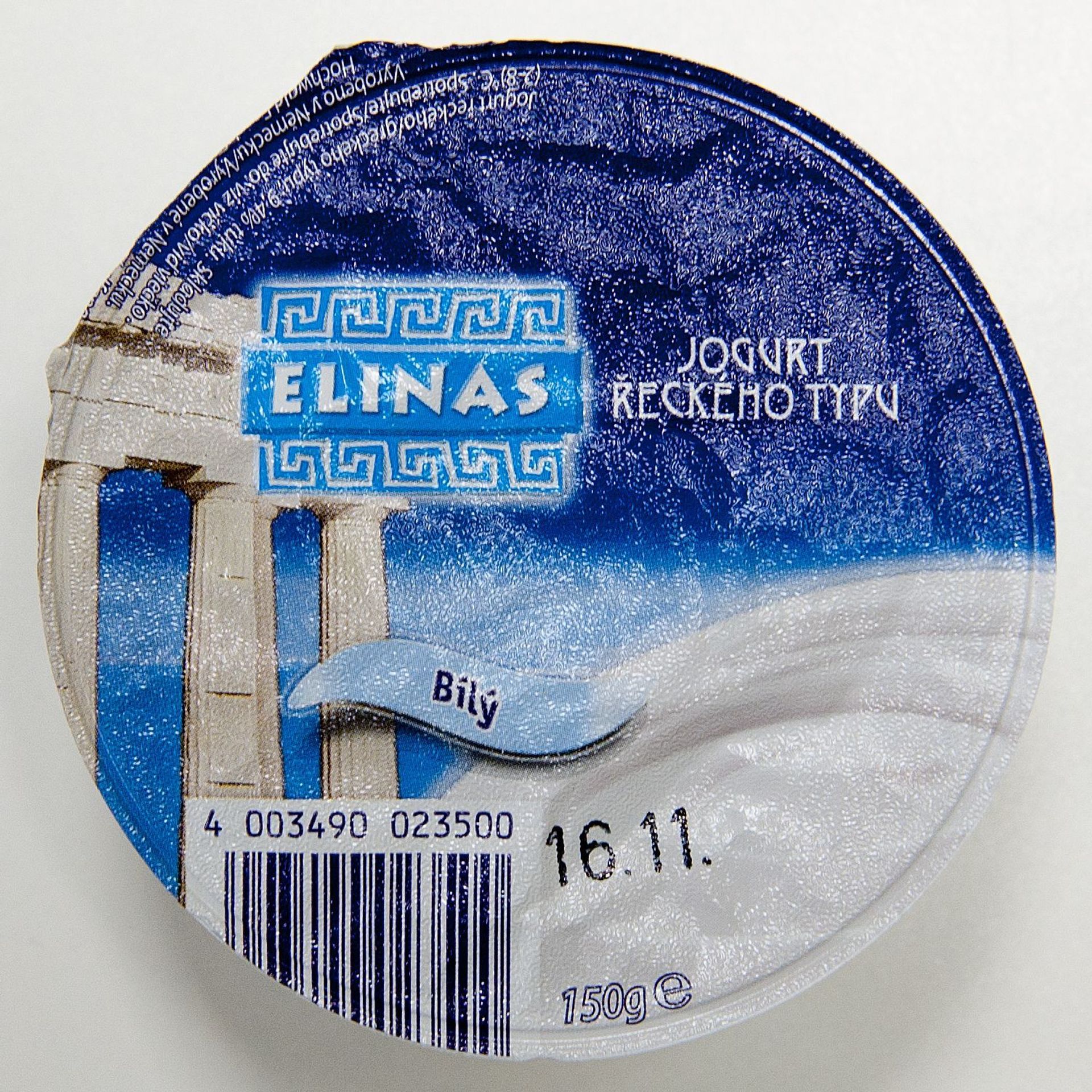 Bílý jogurt - Elinas jogurt řeckého typu - GALERIE: Testované bílé jogurty (15/30)