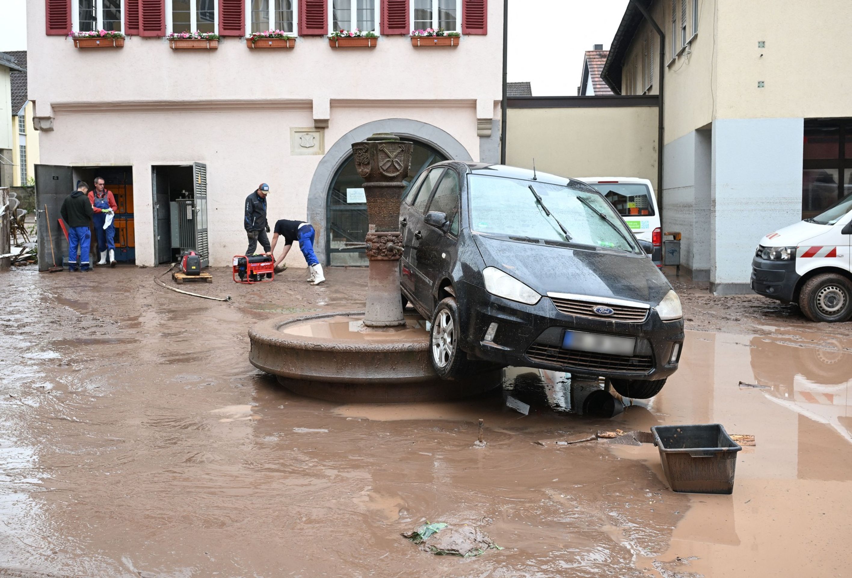 Povodňová situace v Německu, 3. 6. 2024 Rudersberg - Záplavy v Evropě (7/12)