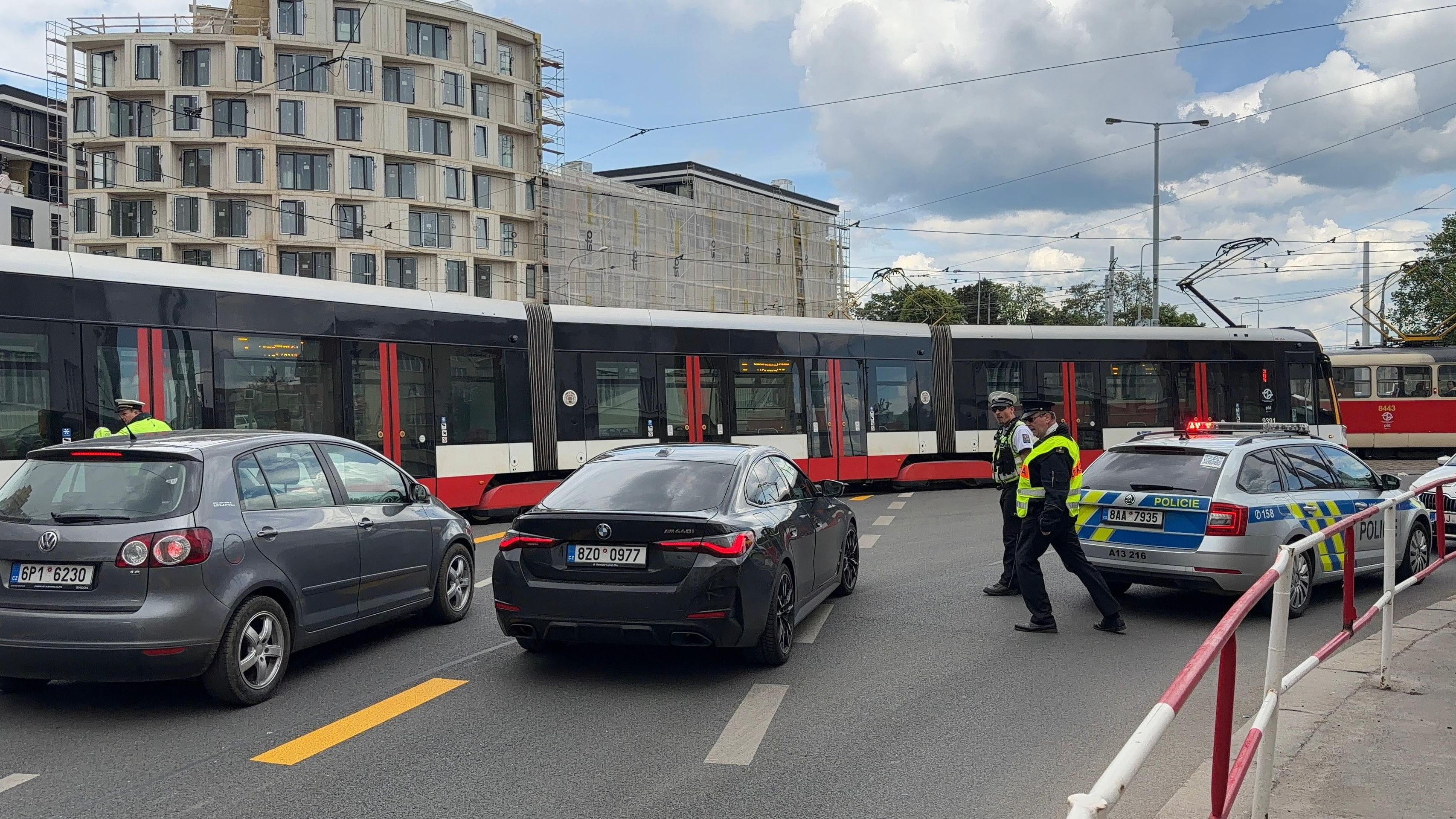 Výpadek semaforů v Praze na velkých křižovatkách - Praha se potýká s výpadky elektřiny (3/7)