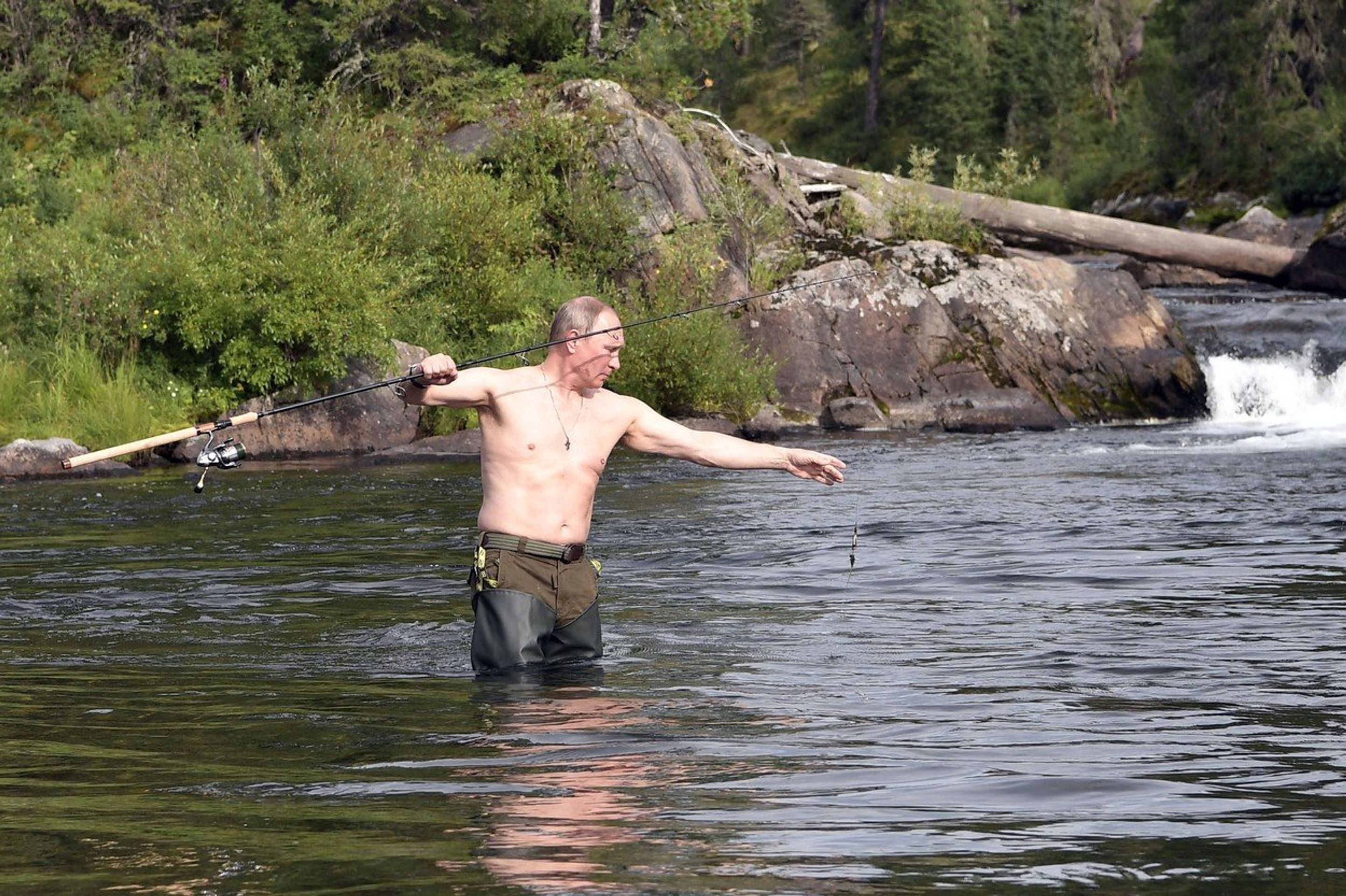 Putin na dovolené - 1 - GALERIE: Vladimir Putin na dovolené (6/9)