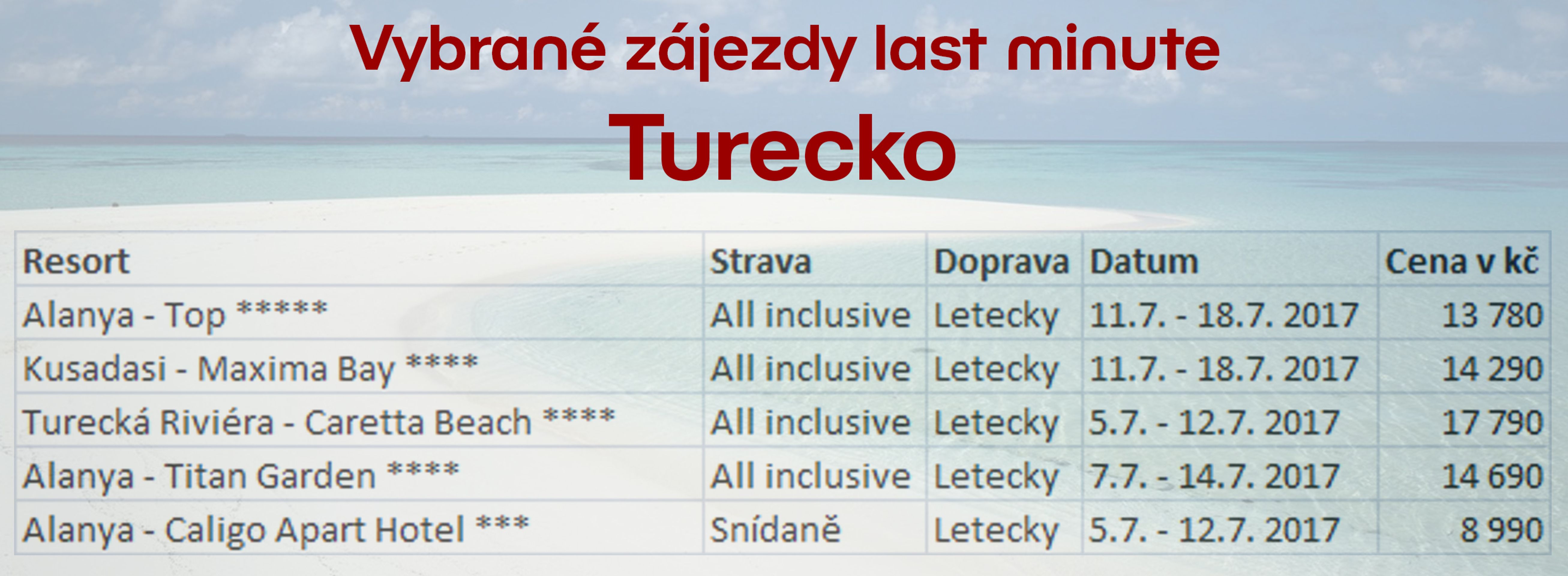 Výběr last minute zájezdů - Turecko - GALERIE: Výběr last minute zájezdů (7/7)