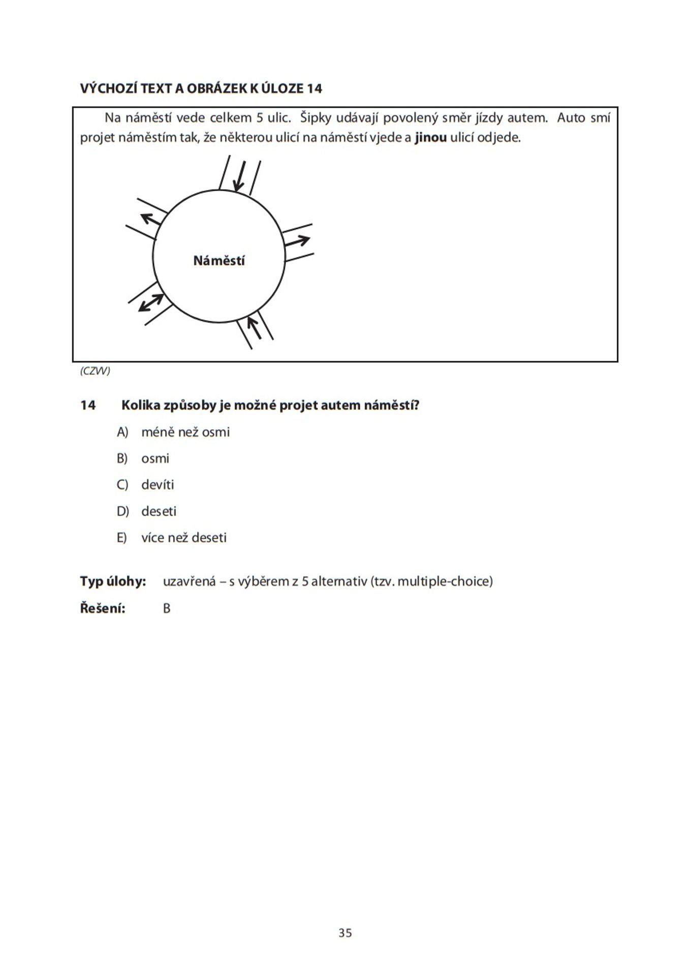 Příklady testů - matematika - 9 - GALERIE: Příklady testů k přijímačkám z matematiky (9/9)