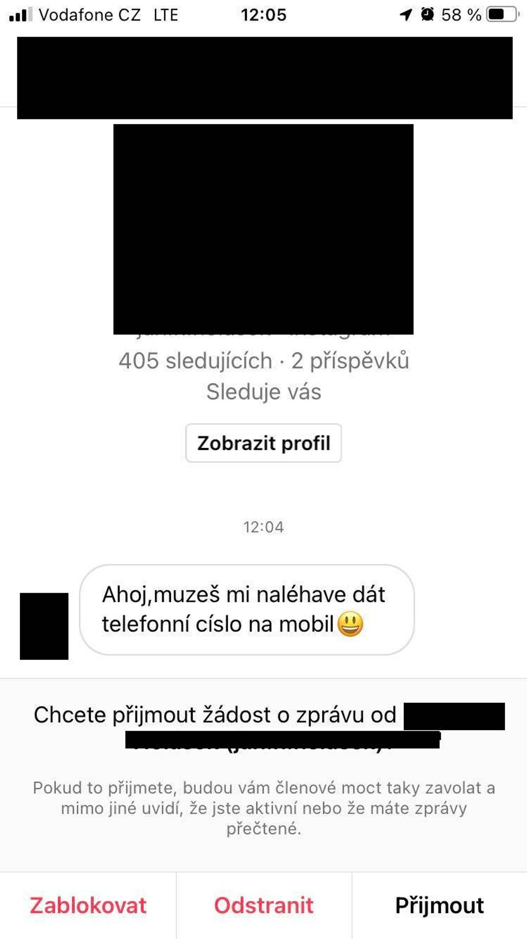 Podvod na Instagramu - Podvod na Instagramu (1/2)