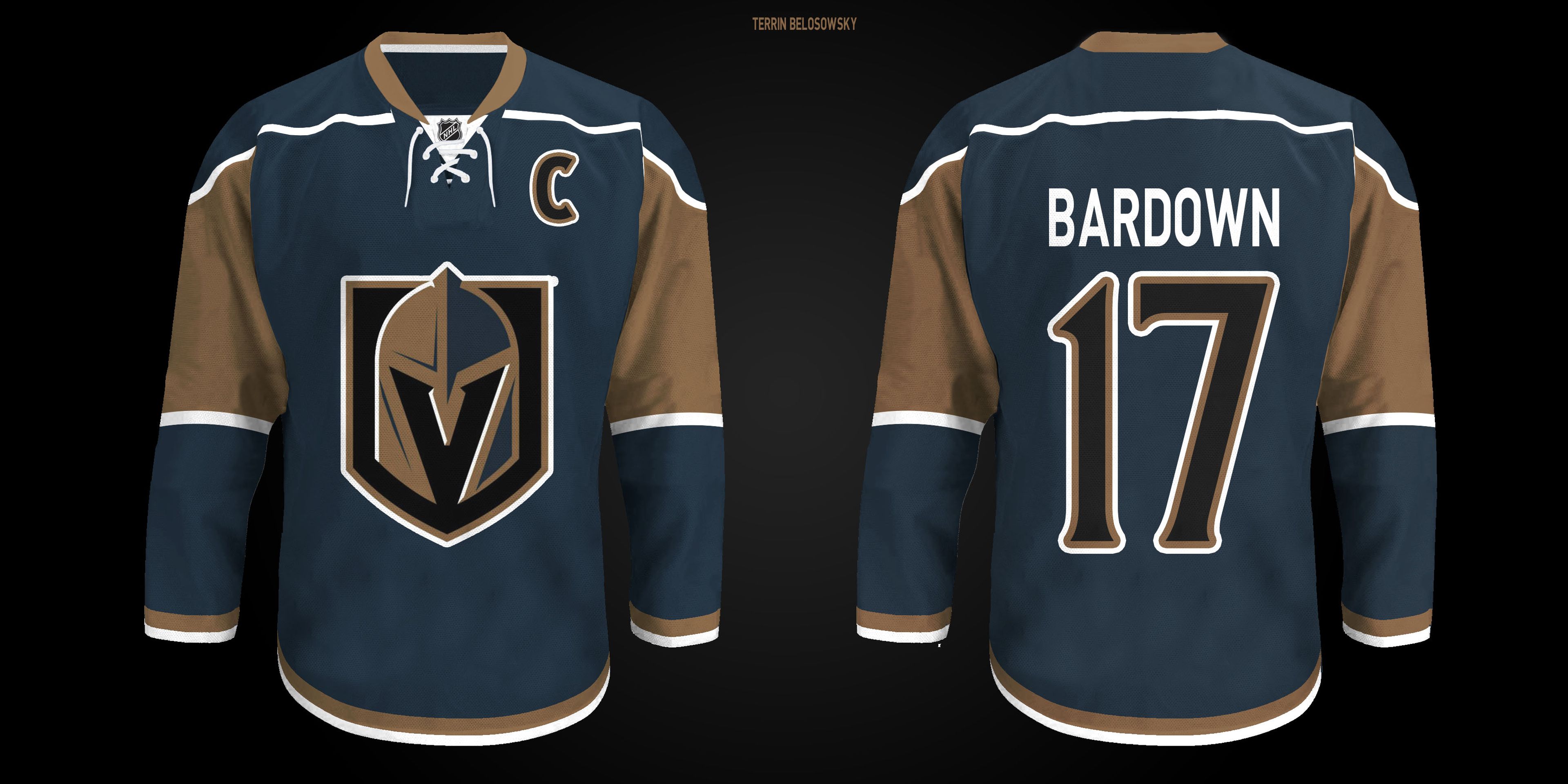 Vegas Golden Knights návrh dresů - GALERIE: Exkurze do arény ve Vegas: Tohle je domov nového týmu NHL! (4/7)