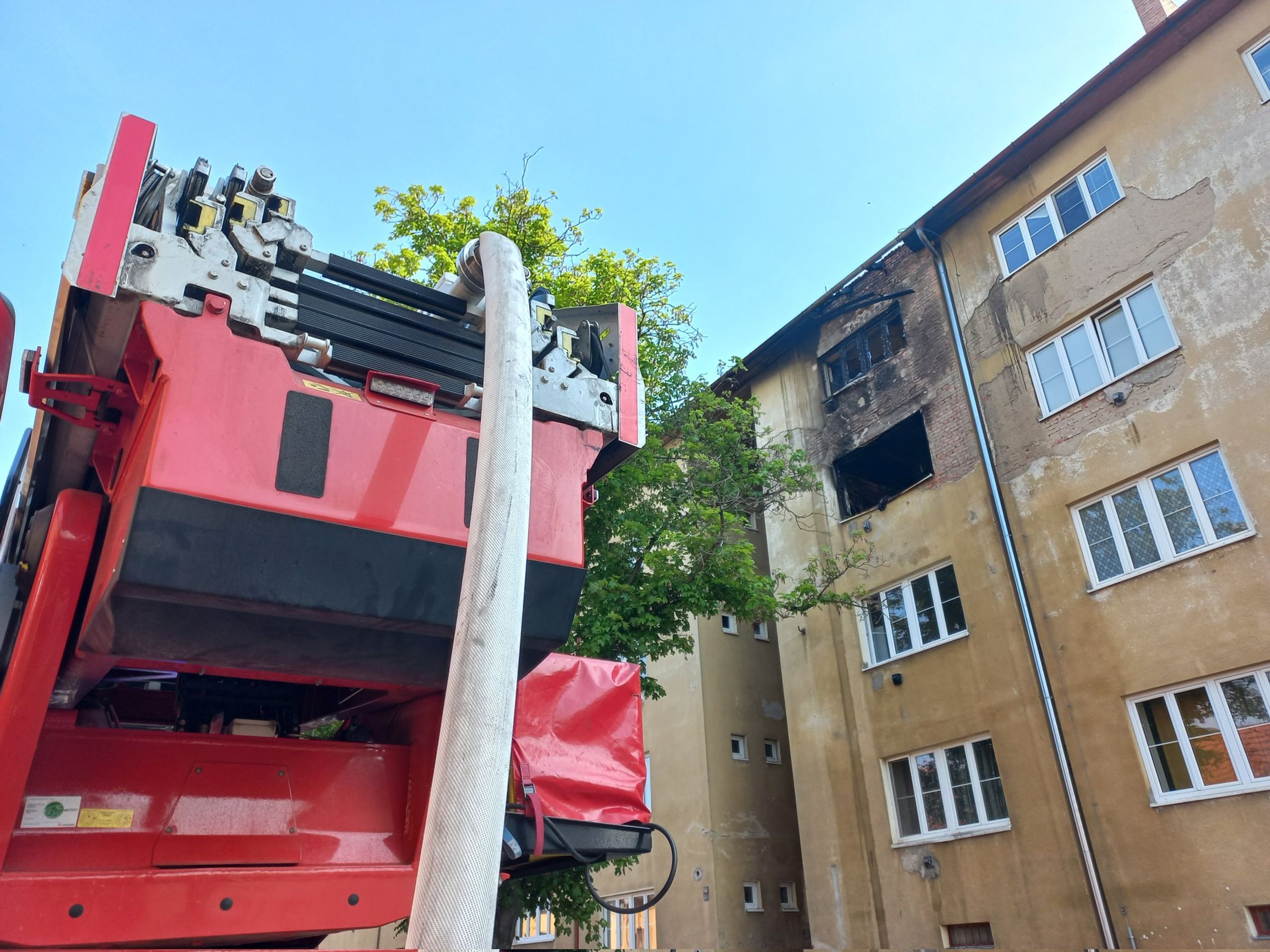 Požár bytu v Hodoníně - Požár bytu v Hodoníně (1/4)