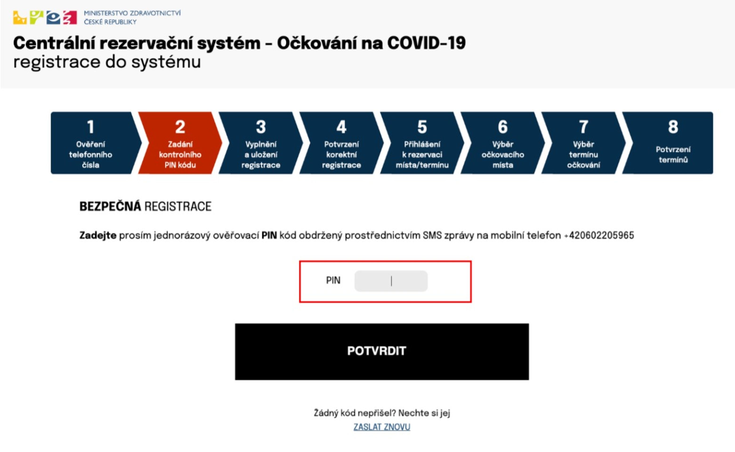 Rezervační systém na očkování - 3 - GALERIE: Rezervační systém na očkování (3/10)