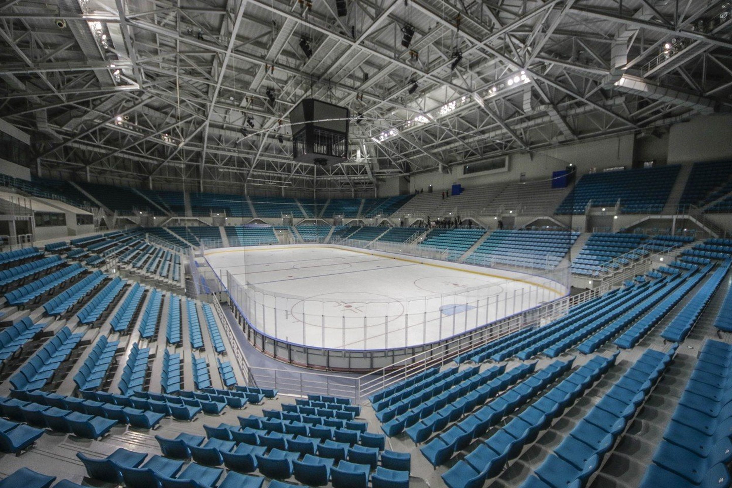 Hokejový stadion v Pchjongčchangu - GALERIE: Olympijský sportovní areál Pchjongčchang (5/7)
