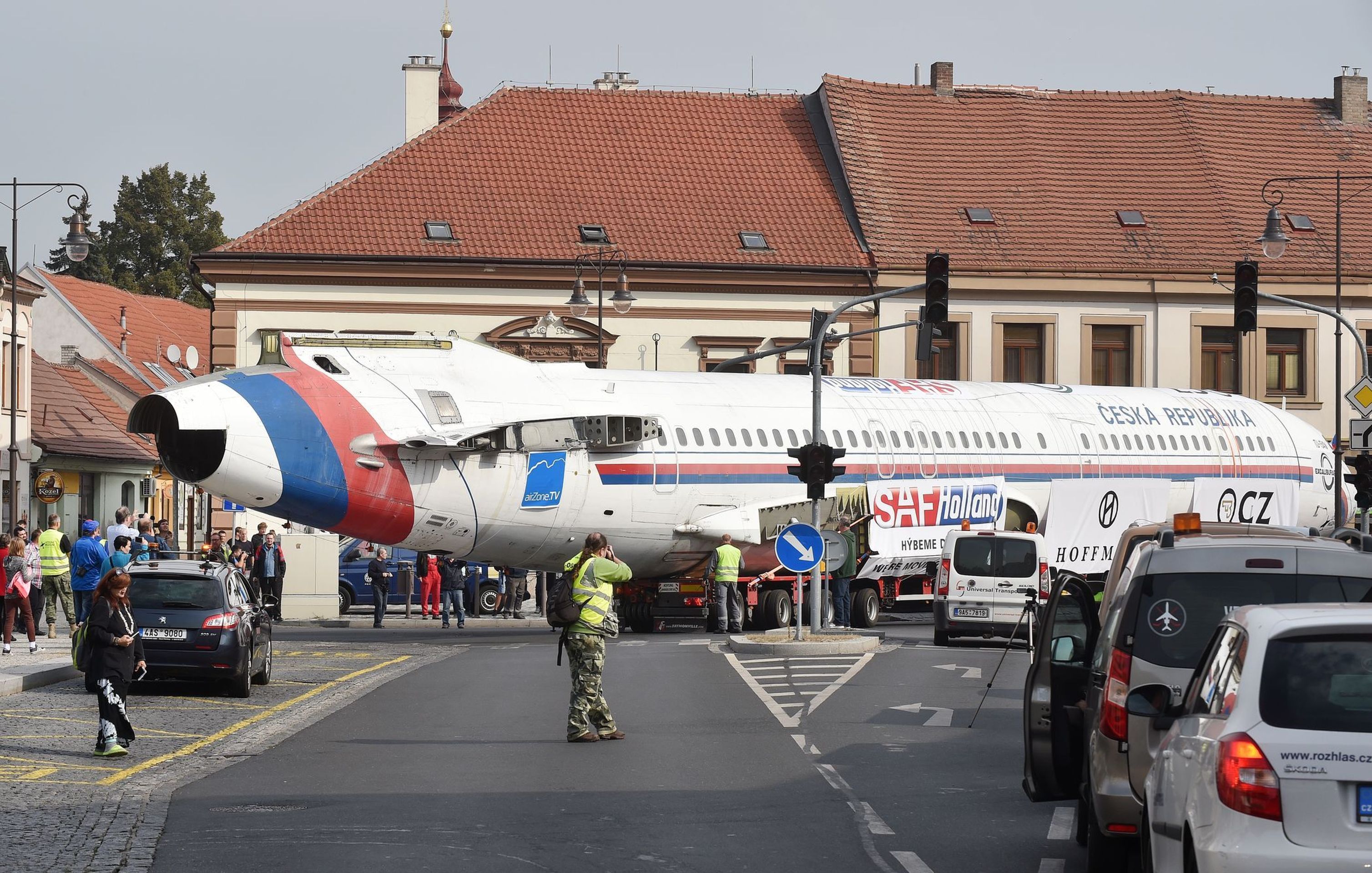 Přeprava letounu TU-154 - 5 - GALERIE: Přeprava letounu TU-154 (14/14)