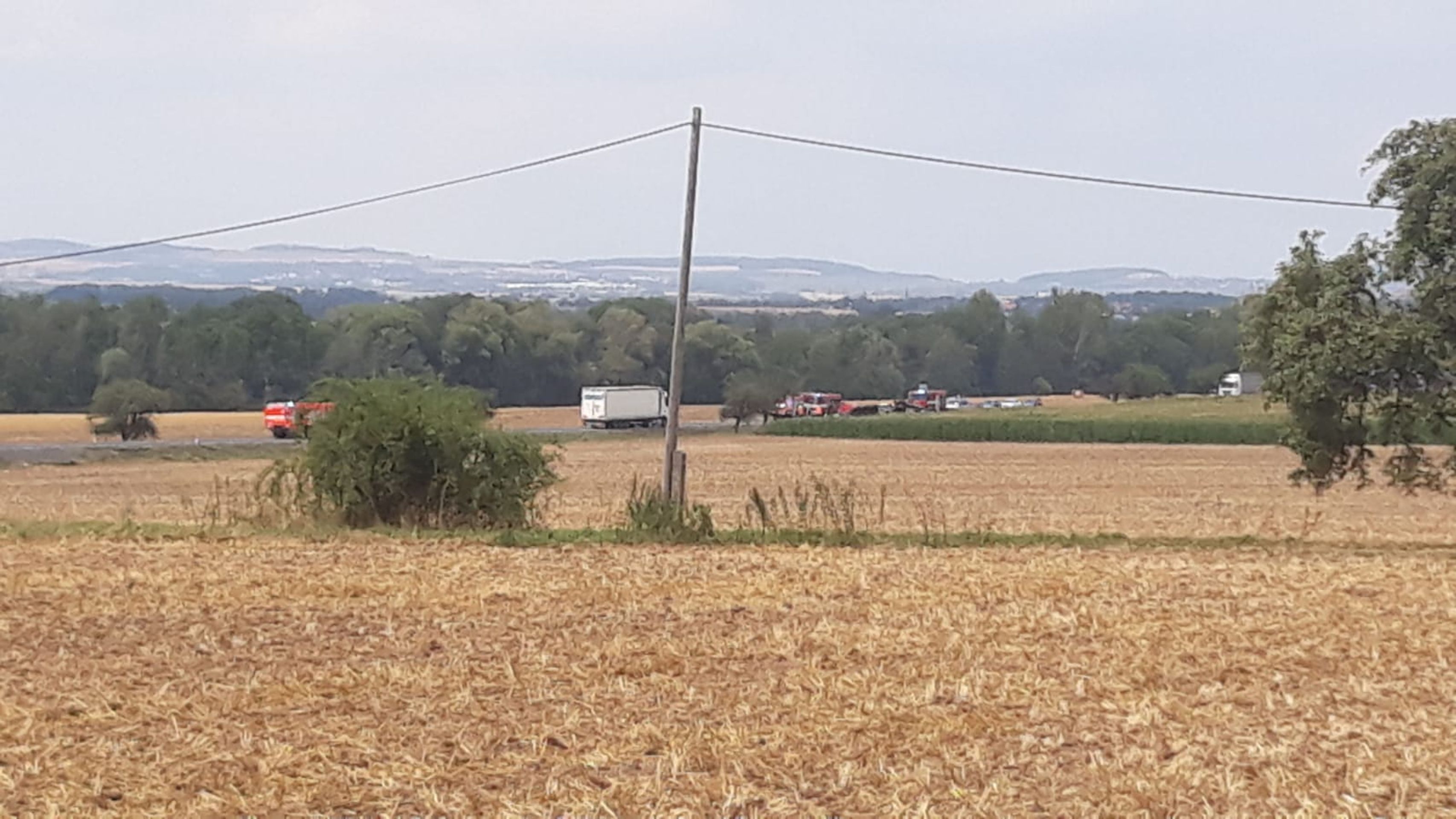 Tragická nehoda u Drobovic - GALERIE: Smrtelná nehoda na Kutnohorsku (7/7)