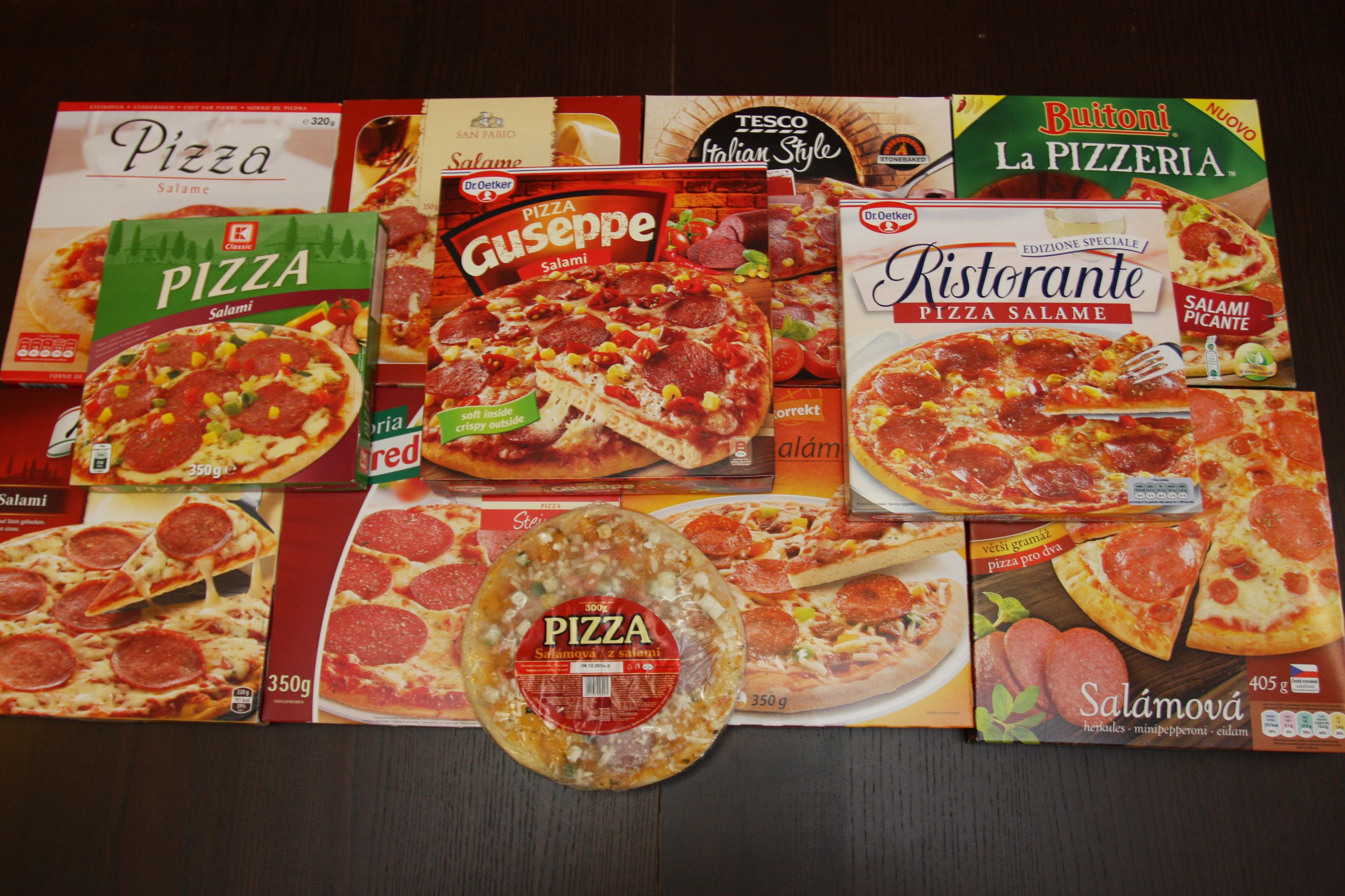 Test - pizza - Testované pizzy (1/13)