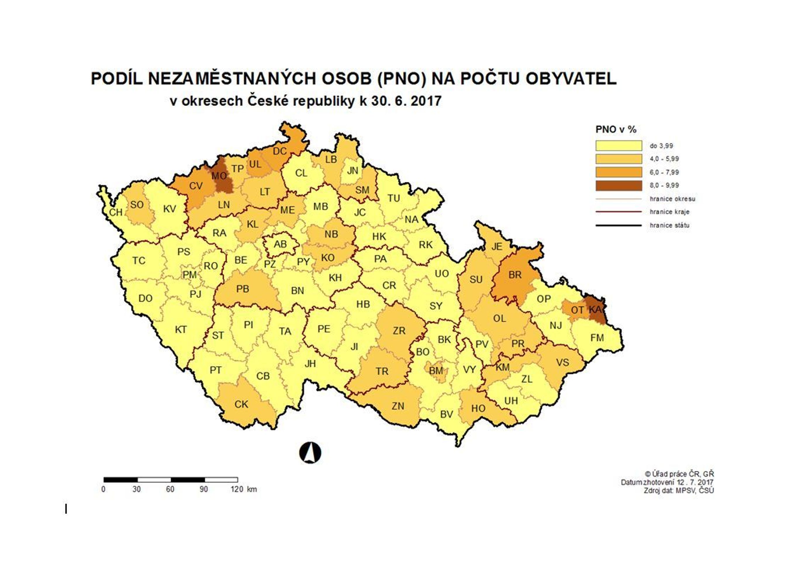 Nezaměstnanost v Česku v červenci - 3 - GALERIE: Nezaměstnanost v červnu 2017 (1/3)