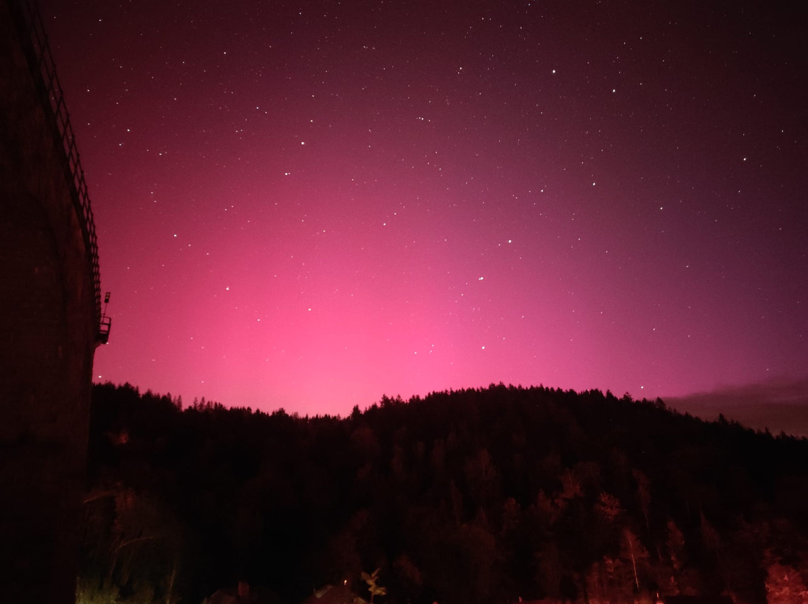 Polární záře nad Českem, Smržovka, Jitka Klímová (5) - Polární záře nad Českem (9/20)