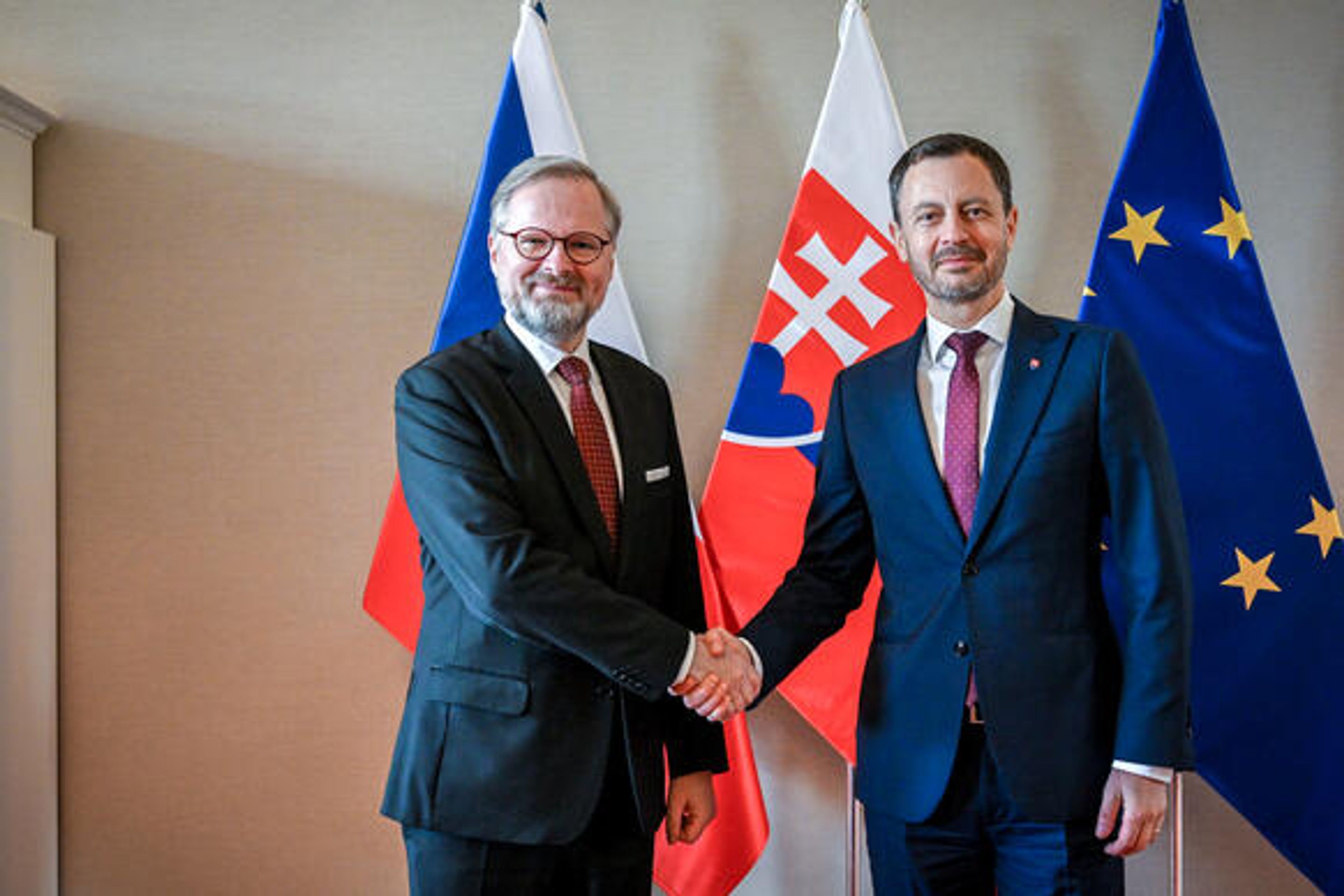 Petr Fiala Eduard Heger (5) - Jednání české a slovenské vlády (3/7)