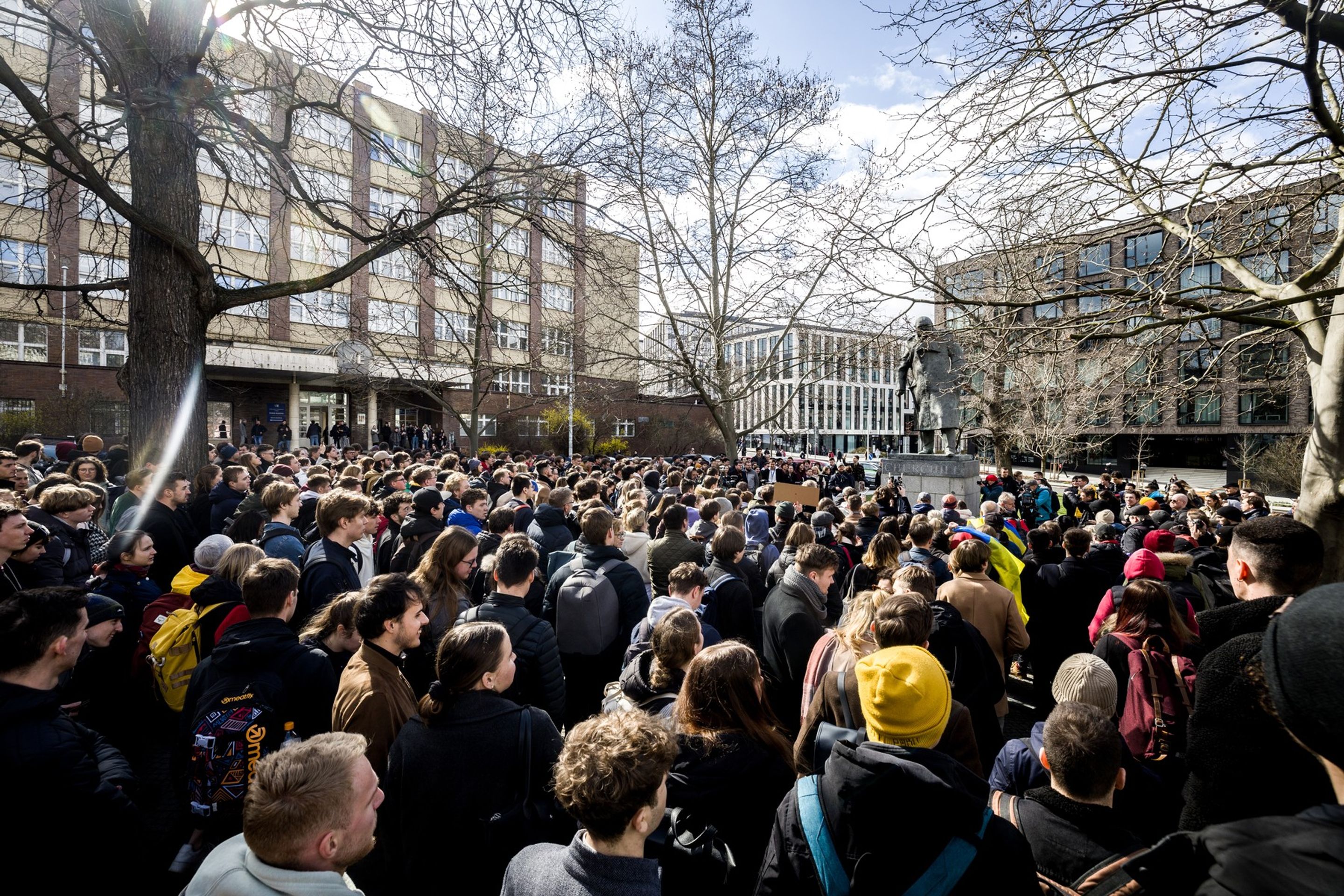 Ševčík demonstrace - Demonstrace za odvolání děkana Miroslava Ševčíka (4/4)