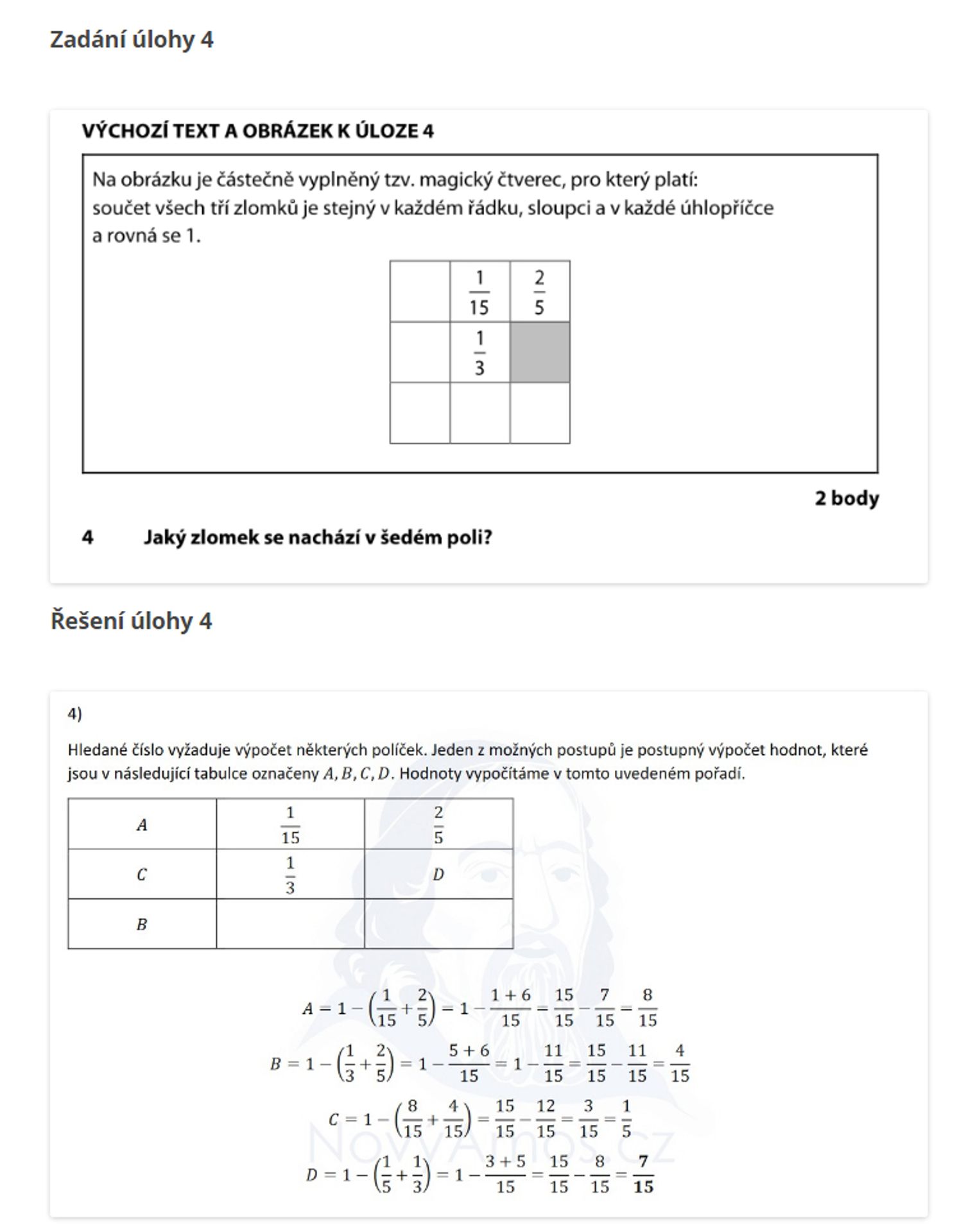 6Úloha4 - Přijímací zkoušky z matematiky s řešením (5/32)