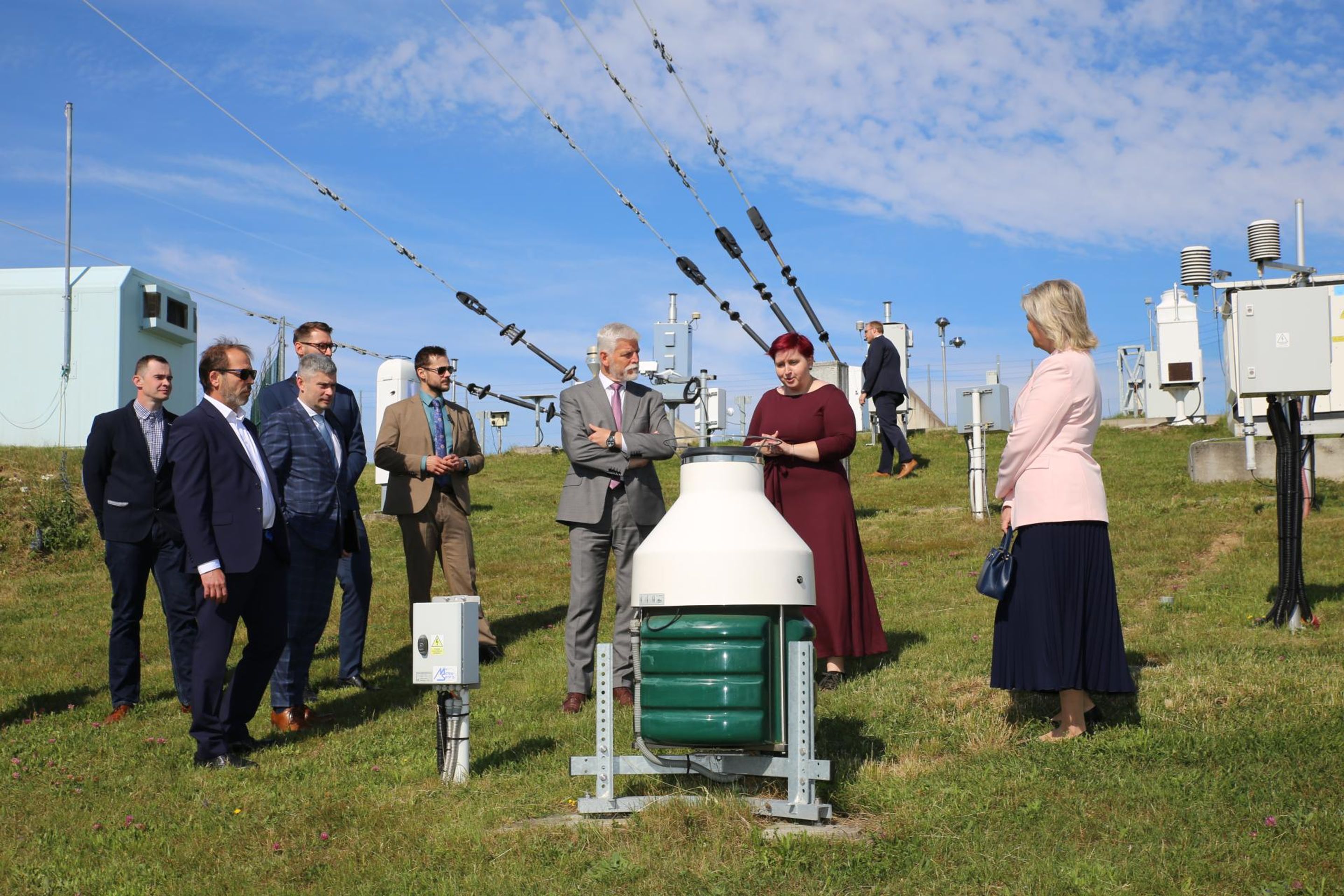 Petr Pavel na observatoři Košetice - Petr Pavel na observatoři Košetice (6/12)