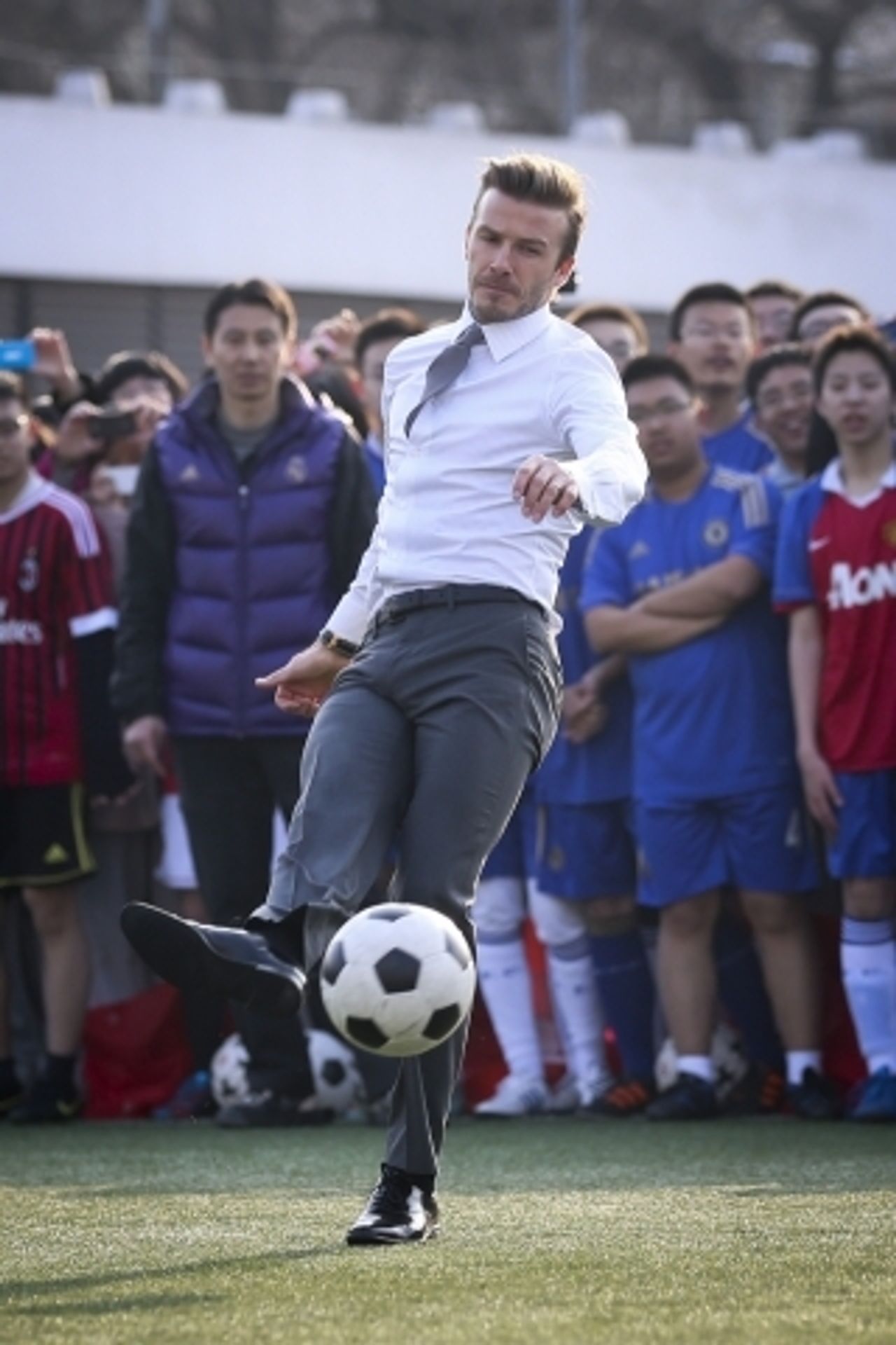 David Beckham v Číně - 5 - OBRAZEM: David Beckham v Číně (3/7)