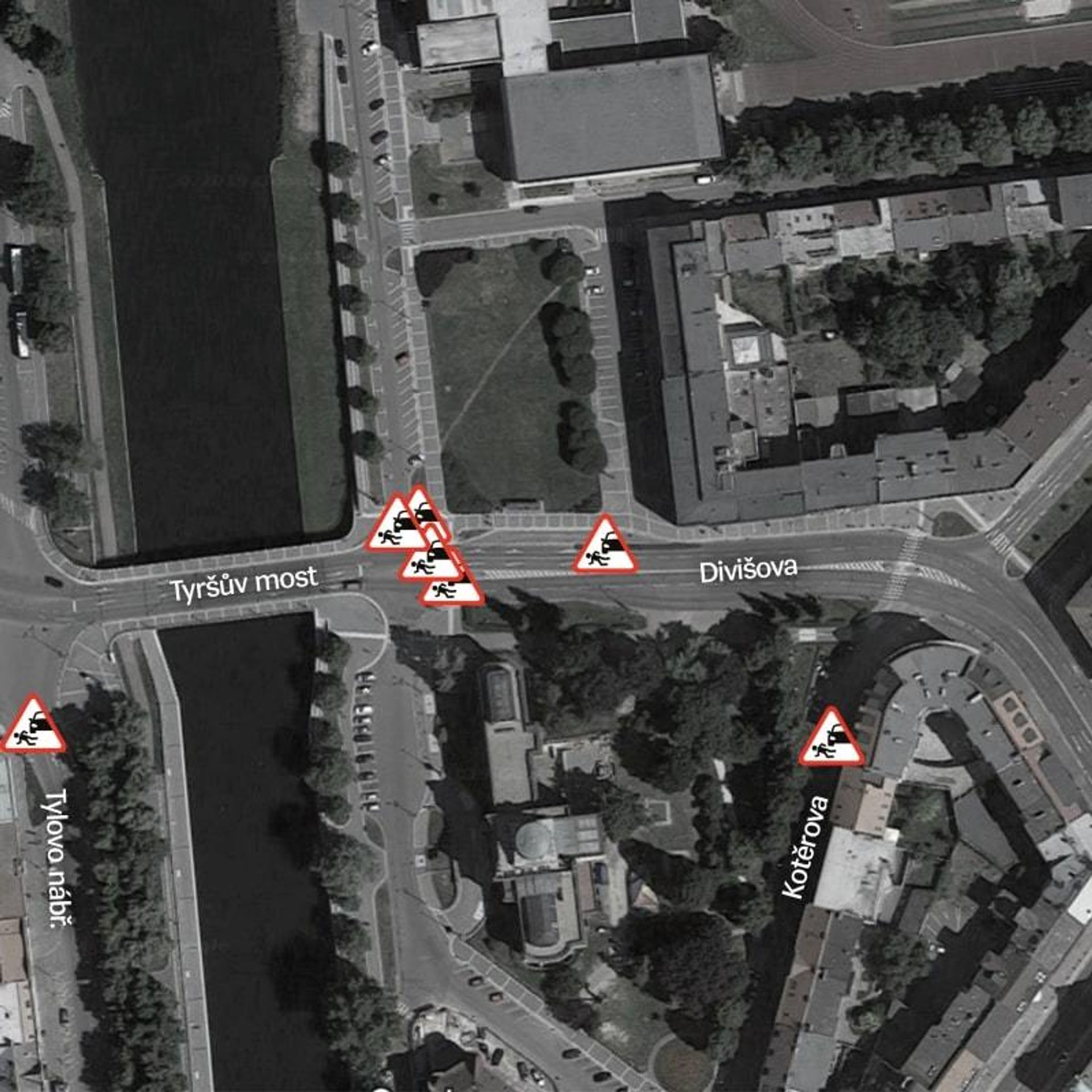 Nebezpečné křižovatky Hradec Králové - 1 - GALERIE: Nebezpečné křižovatky v Hradci Králové (2/2)