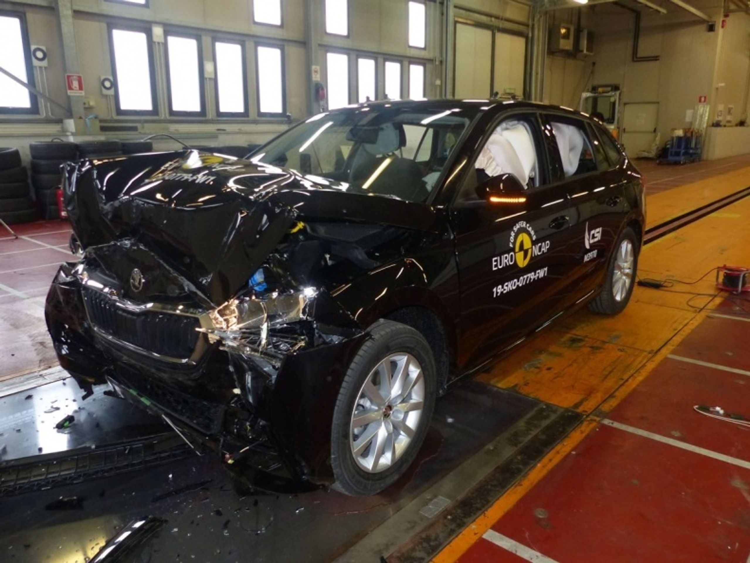 Crash test Škody Scala - 14 - Fotogalerie: Takhle dopadla Škoda Scala v nejnovějších crash testech (2/7)