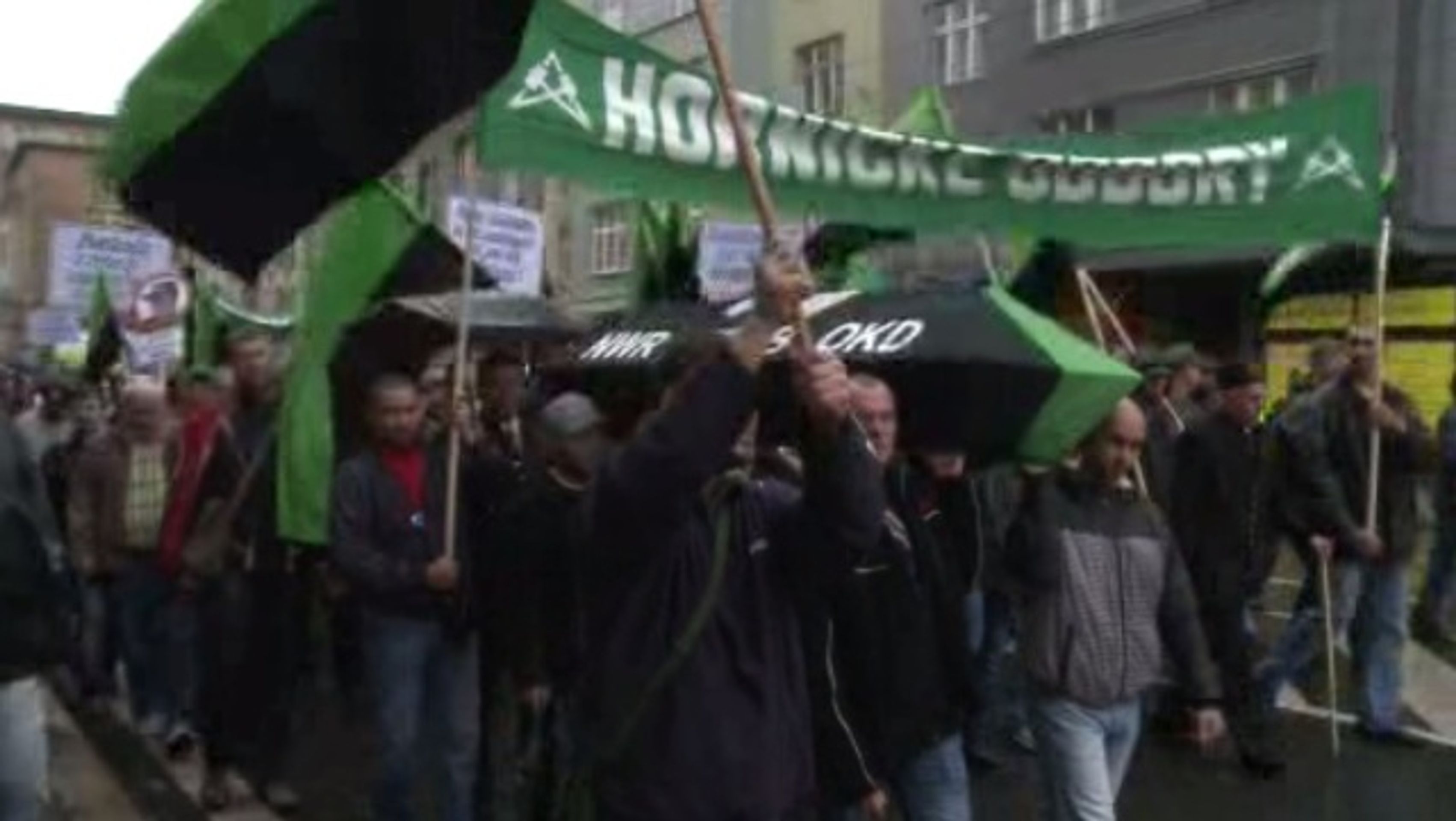 Protesty horníků v Ostravě - GALERIE: Protesty horníků v Ostravě (8/8)