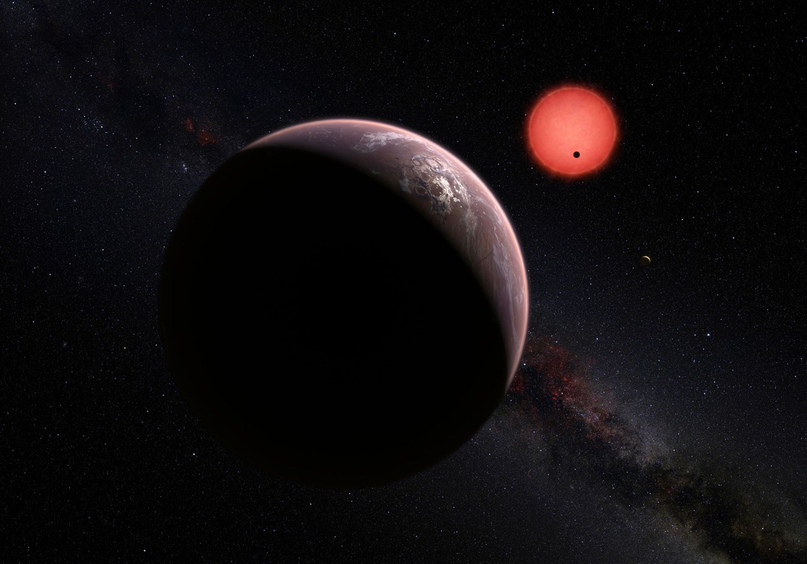 NASA: Exoplanety v systému Trappis-1 - 3 - GALERIE: Nově objevené exoplanety v systému Trappis-1 (3/5)