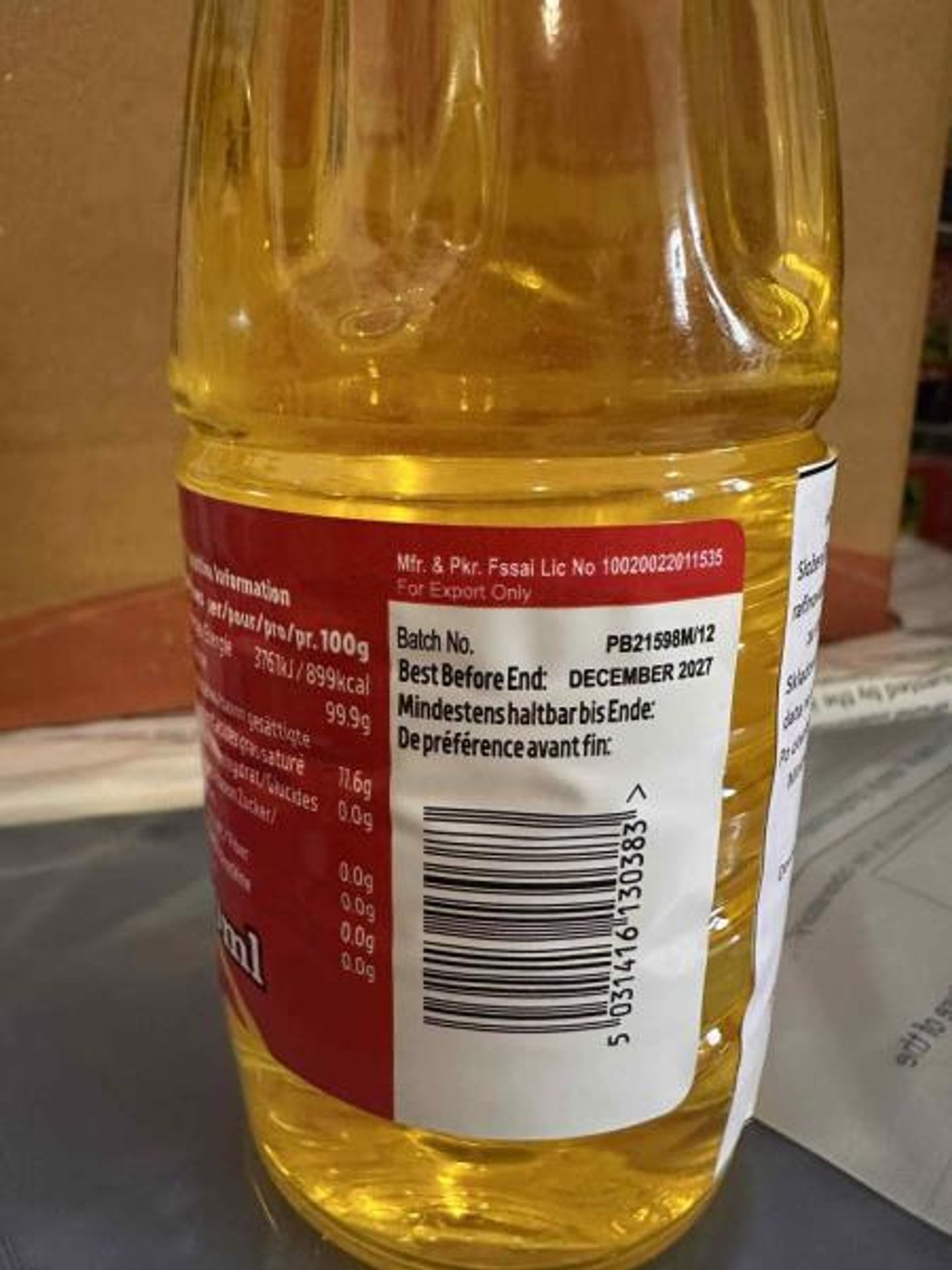 Heera hořčičný olej á 250 ml (4) - Závadné potraviny (5/9)