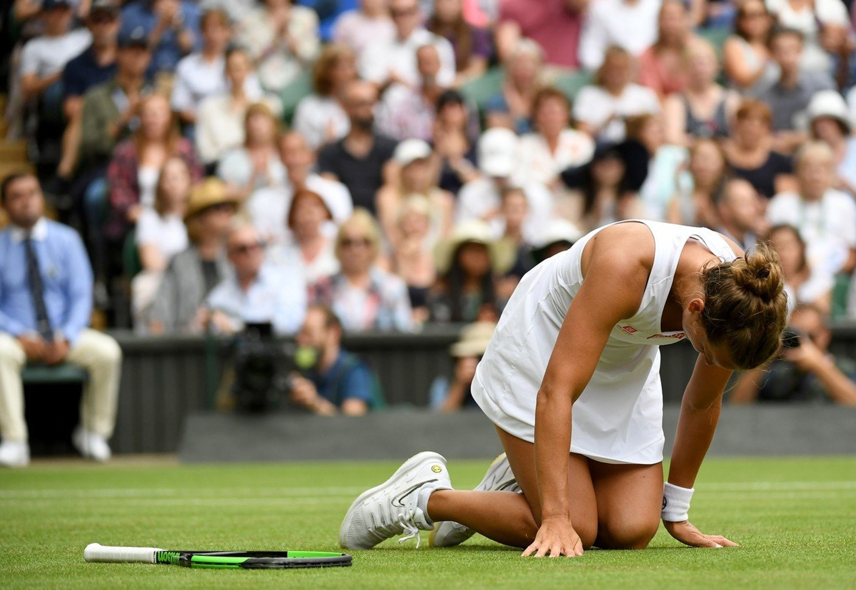 Barbora Strýcová - GALERIE: Barbora Strýcová podlehla v semifinále Wimbledonu Sereně Williamsové (4/4)