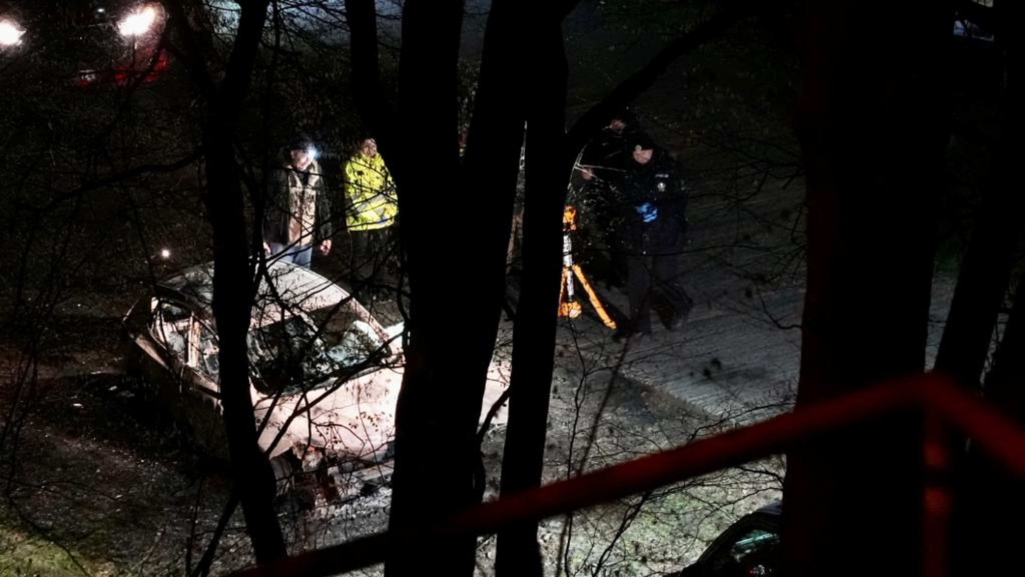 Shořelé auto u Třebenic - Shořelé osobní auto u Třebenic (6/6)