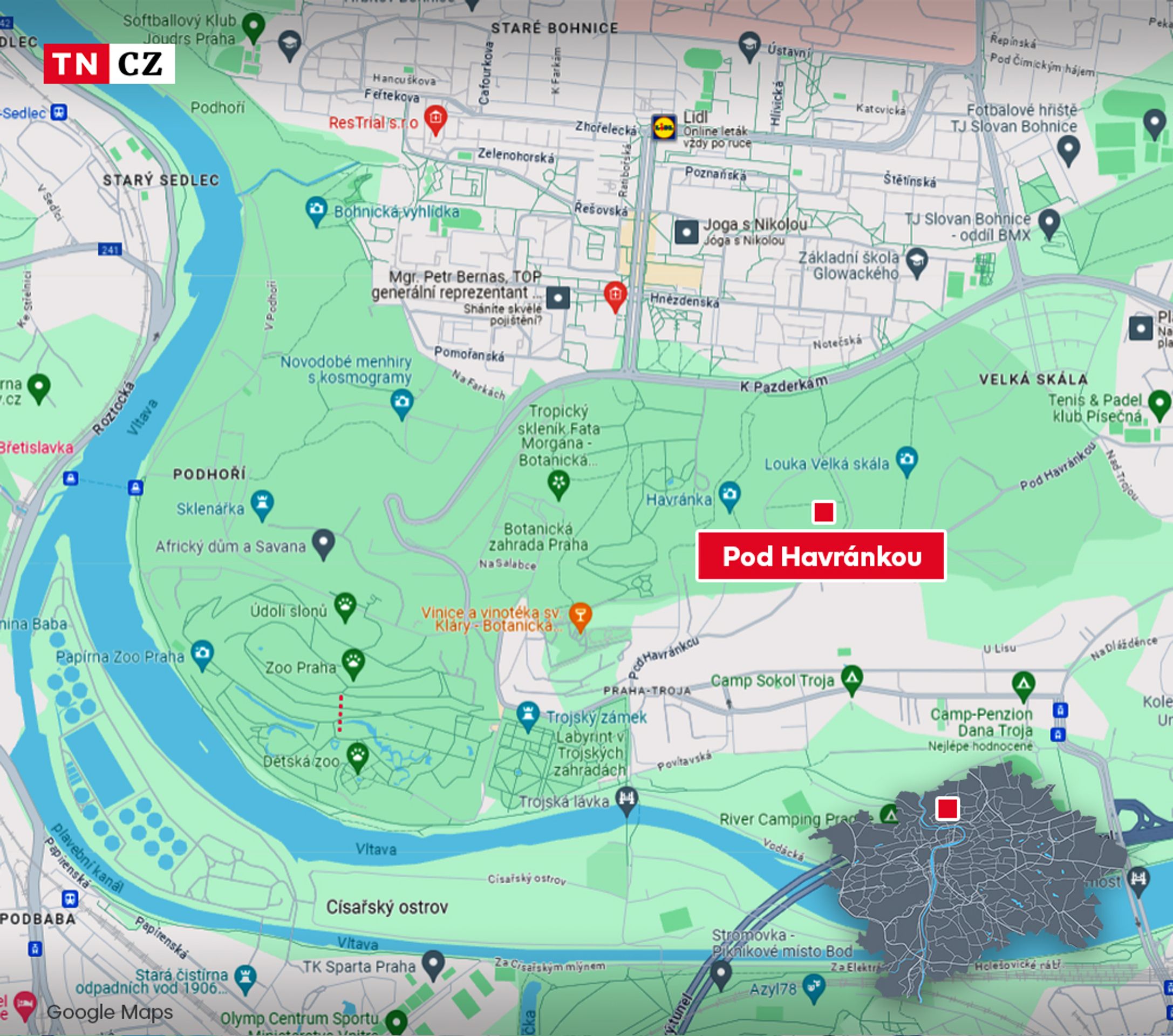 MAPA Pod Havránkou - Krvavá tajemství pražských lesů (6/6)
