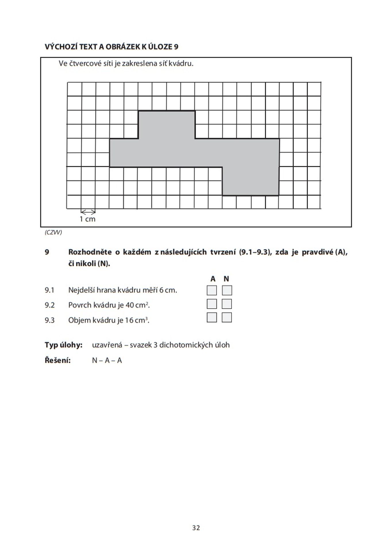 Příklady testů - matematika - 6 - GALERIE: Příklady testů k přijímačkám z matematiky (6/9)