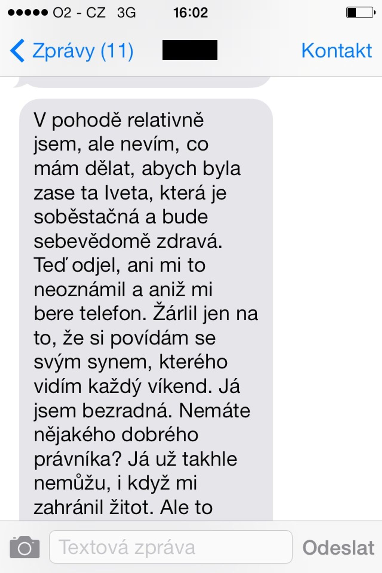 GALERIE: Zoufalé SMS Ivety Bartošové přátelům - 6 - GALERIE: Zoufalé SMS Ivety Bartošové přátelům (3/8)