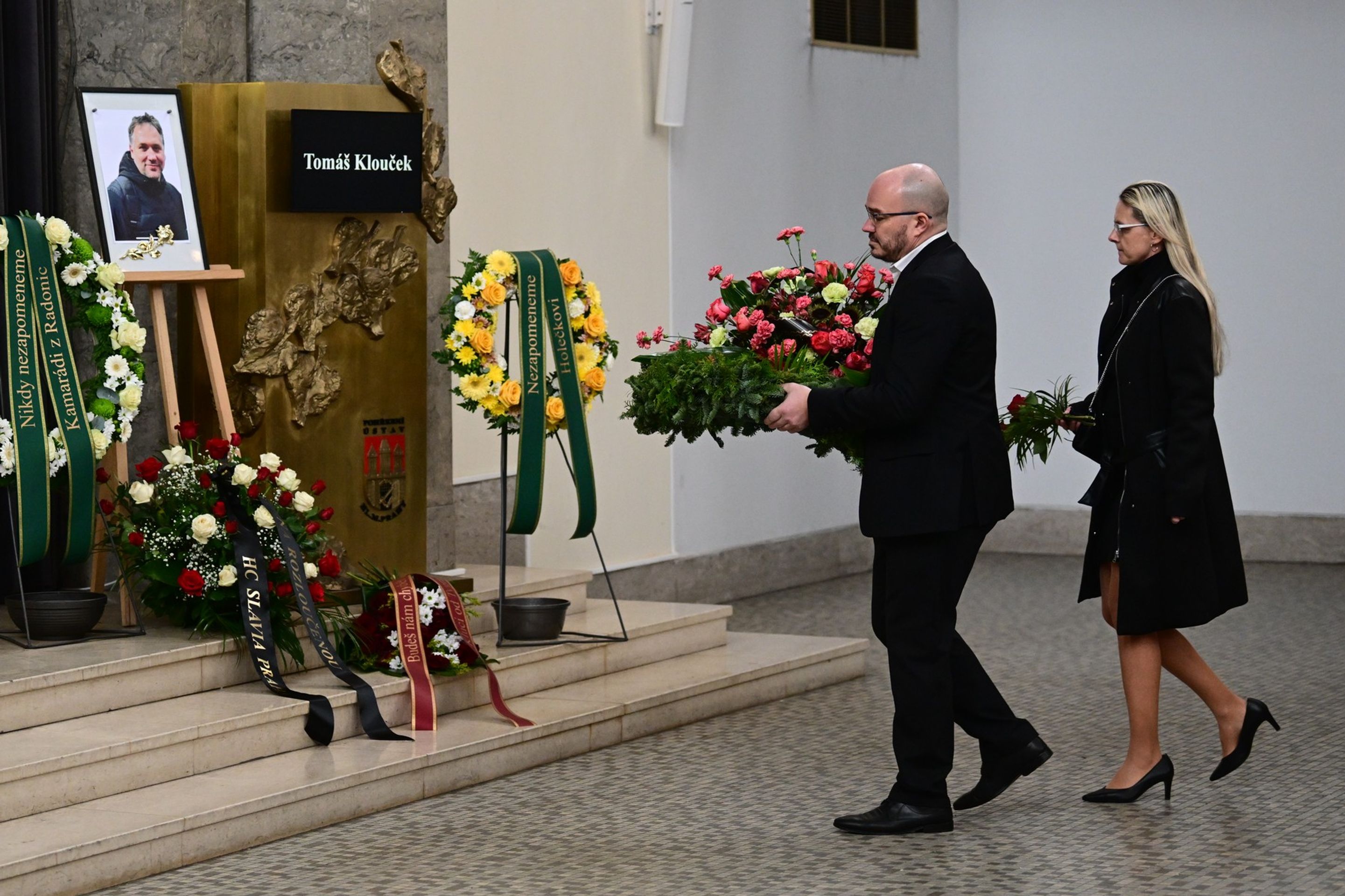 Pohřeb Tomáše Kloučka - Pohřeb hokejisty Tomáše Kloučka (2/6)