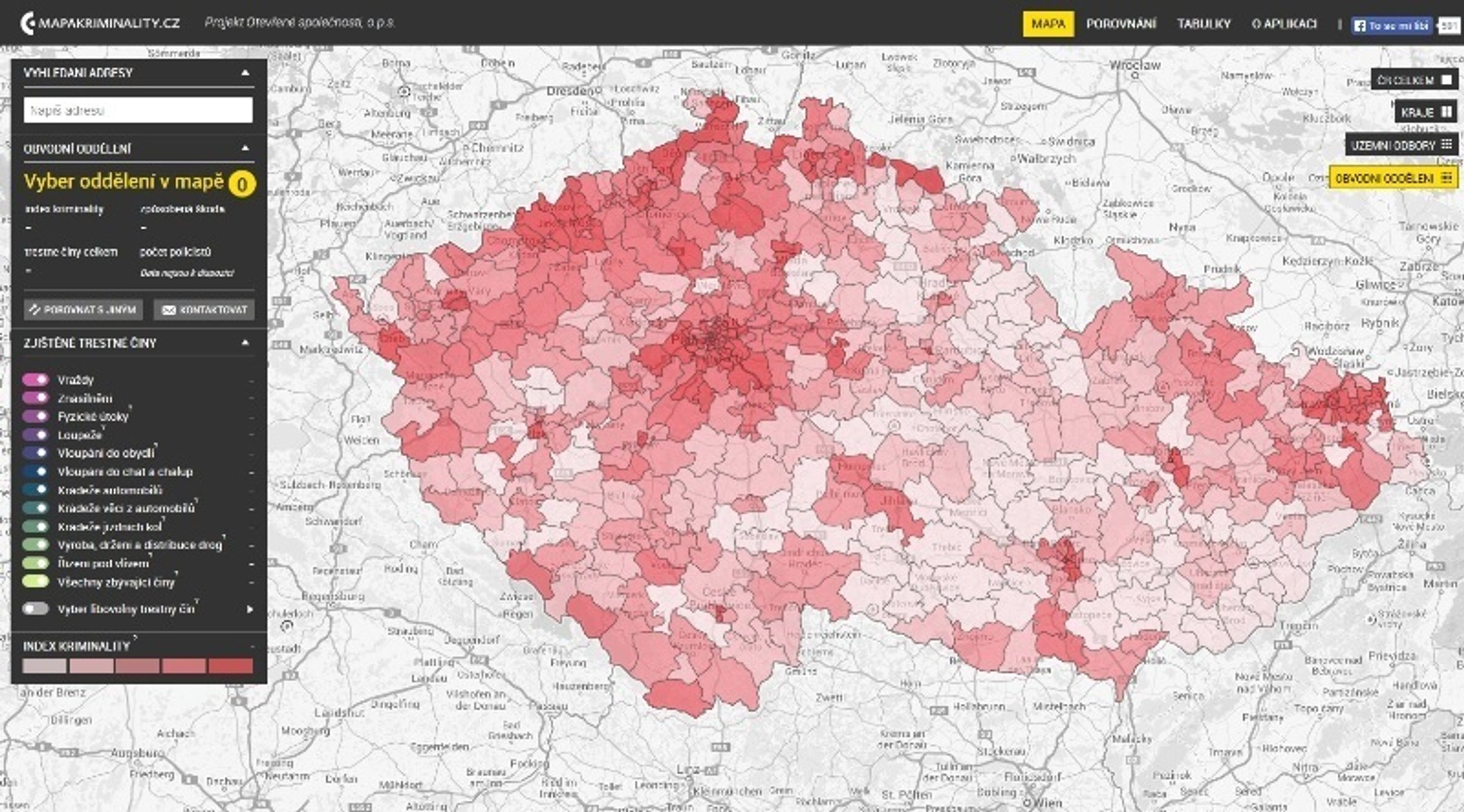 Mapa kriminality - 2 - GALERIE: Mapa kriminality (3/7)