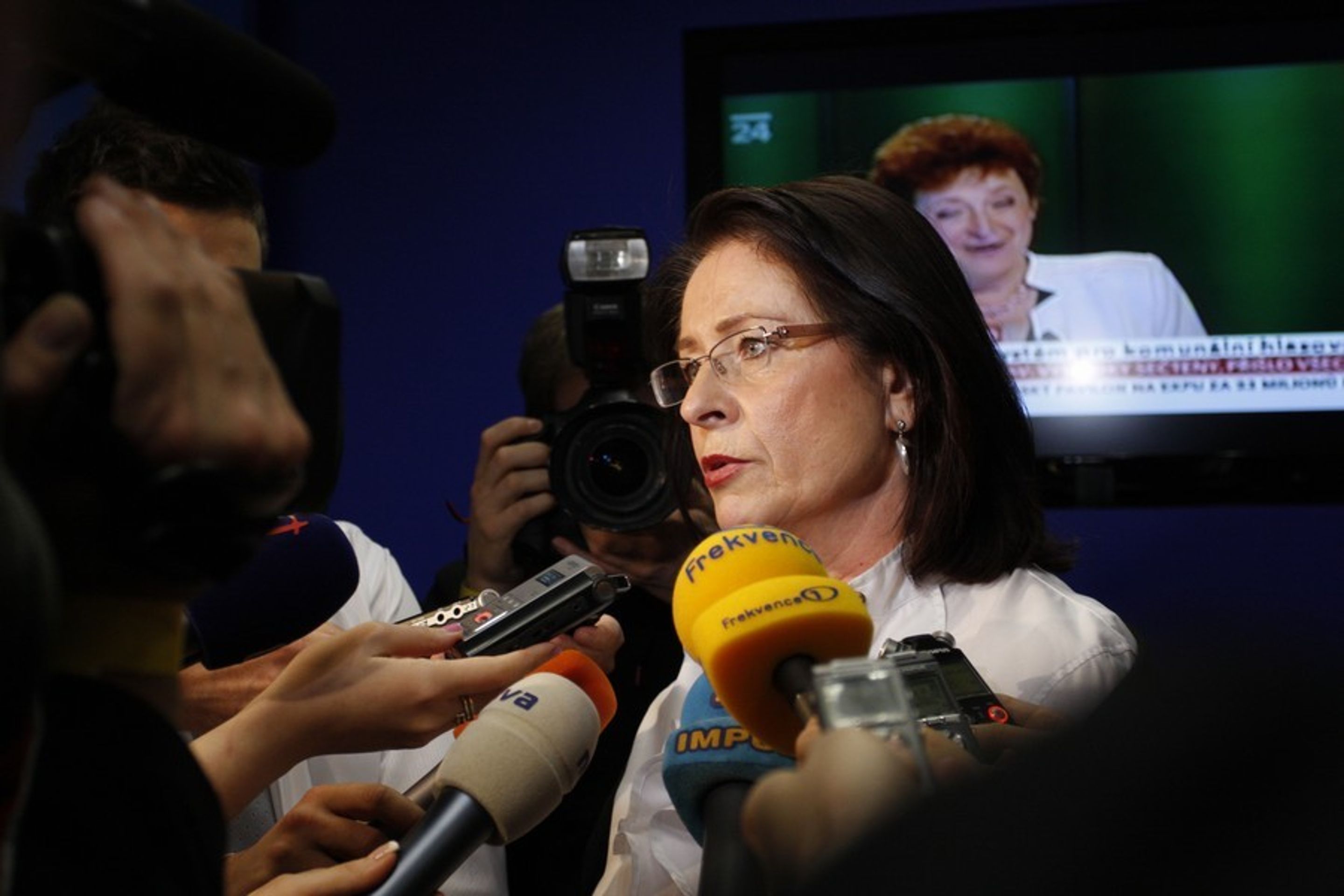 Miroslava Němcová (ODS) - 2 - GALERIE: Volební štáb ODS (14/14)
