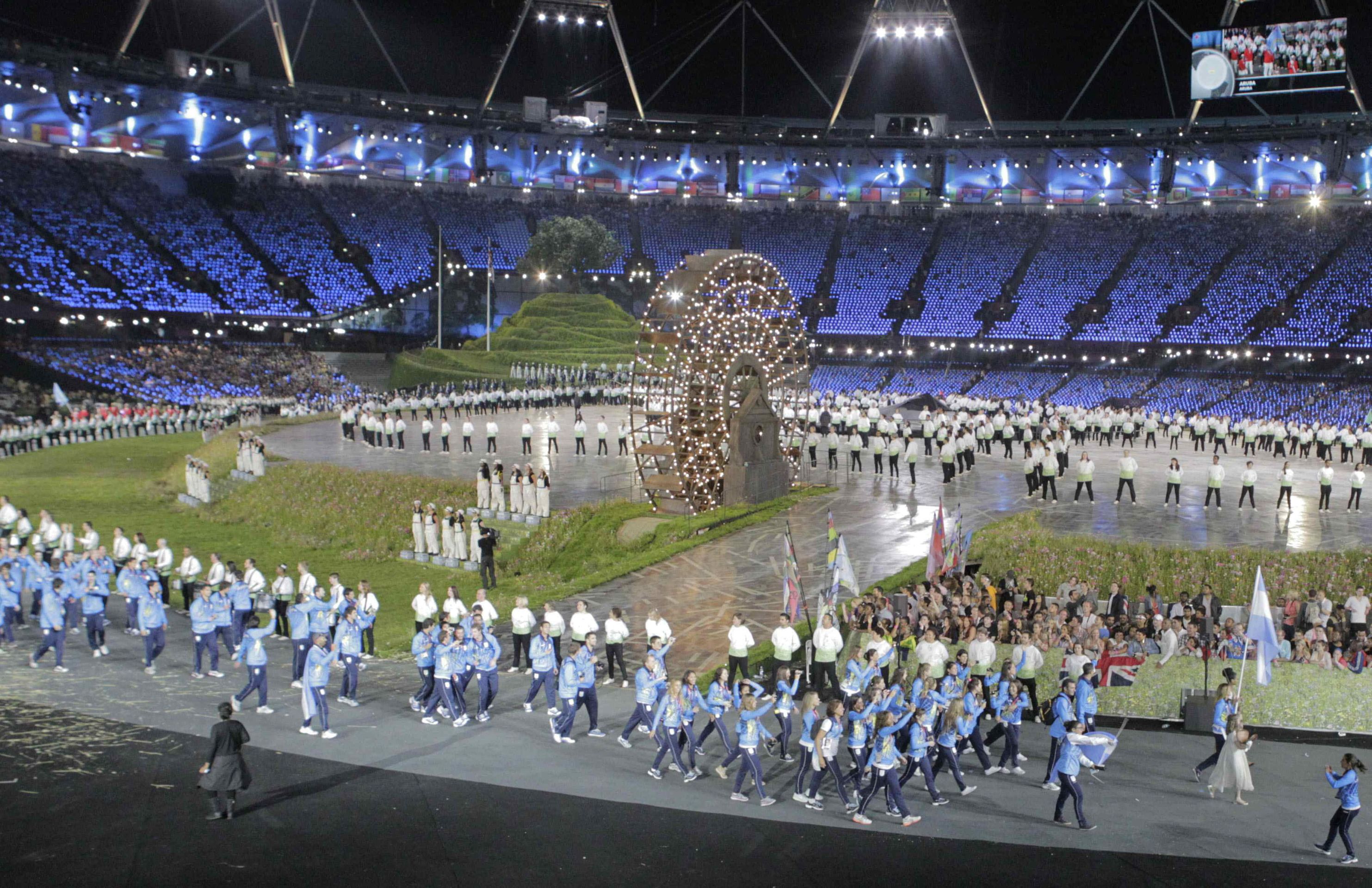 Slavnostní zahájení XX. letních olympijských her v Londýně - 28 - Slavnostní zahájení olympijských her (11/42)