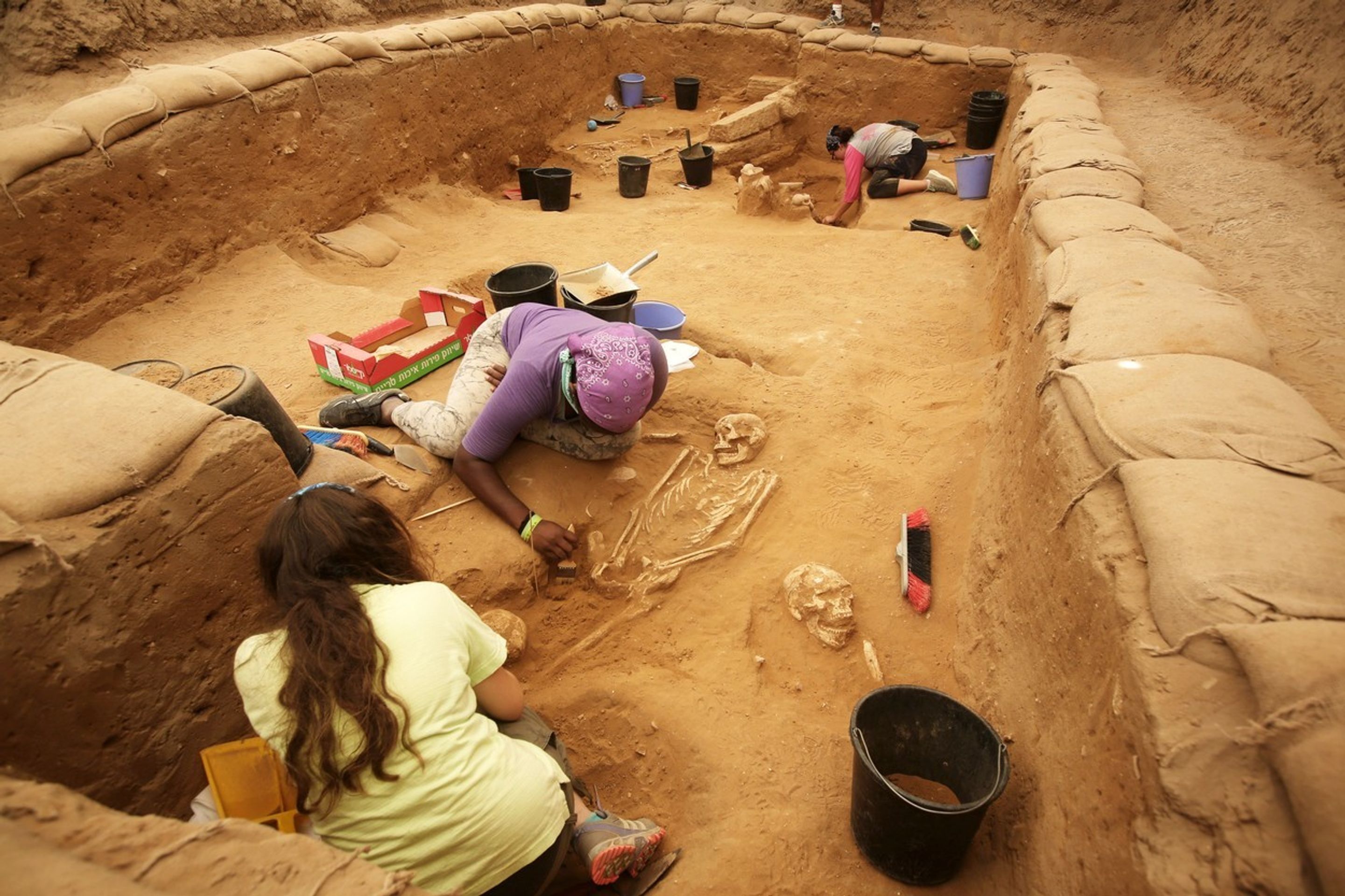 Pohřebiště Filištínů v izraelském Aškelonu - 2 - GALERIE: Archeologové objevili pohřebiště Filištínů (2/5)