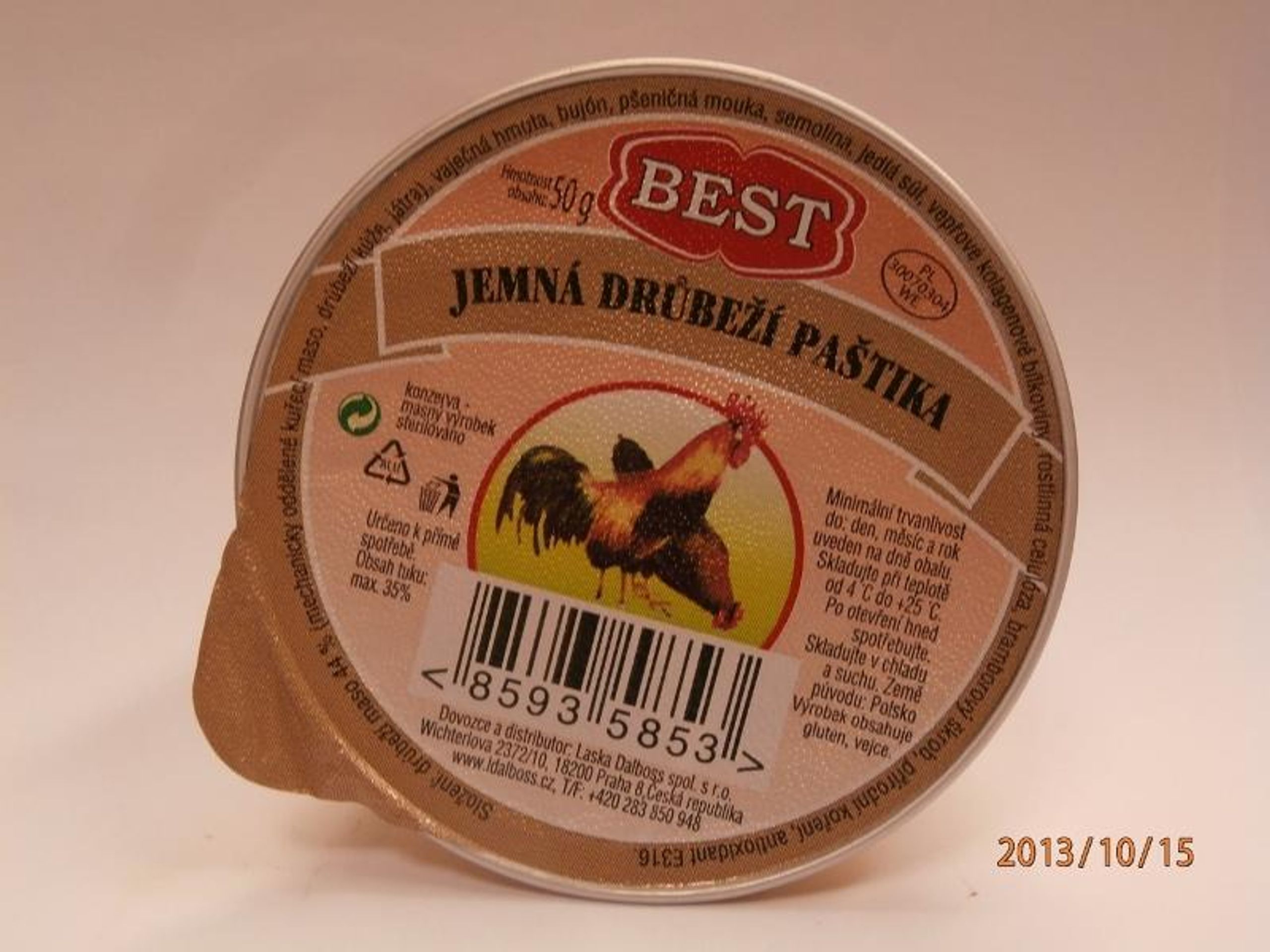 BEST Jemná drůbeží paštika - GALERIE: Nebezpečné "Potraviny na pranýři" (3/13)