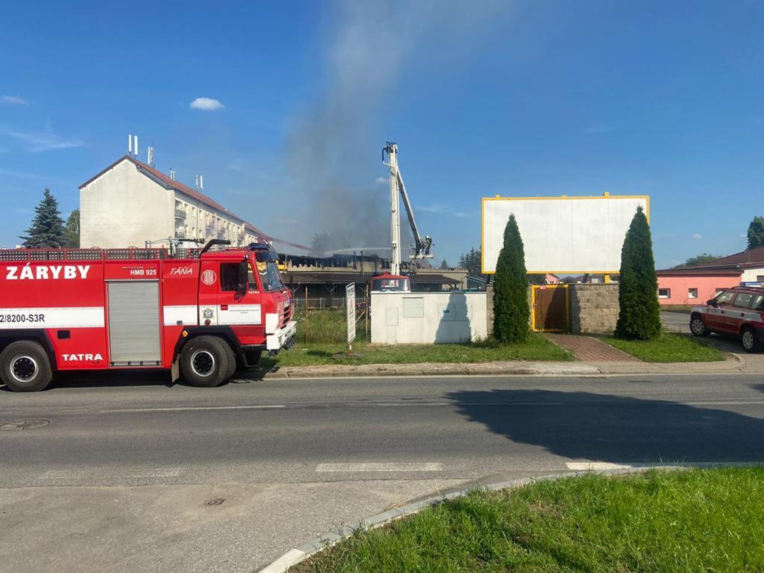 Požár jídelny v Kostelci nad Labem - 1 - GALERIE: Požár jídelny v Kostelci nad Labem (5/6)
