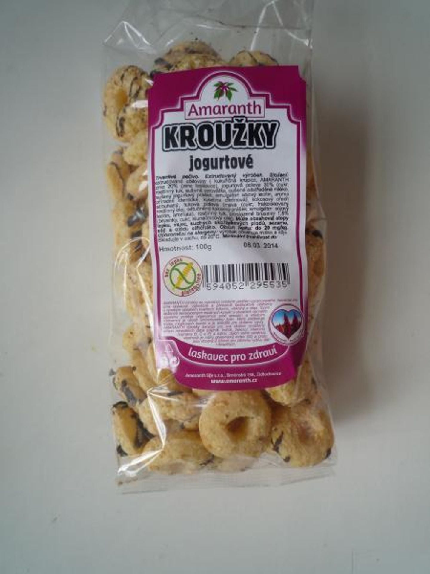 Potraviny na pranýři: Amaranth: Amaranth KROUŽKY jogurtové - 2 - GALERIE: Amaranth: Amaranth KROUŽKY jogurtové (1/2)