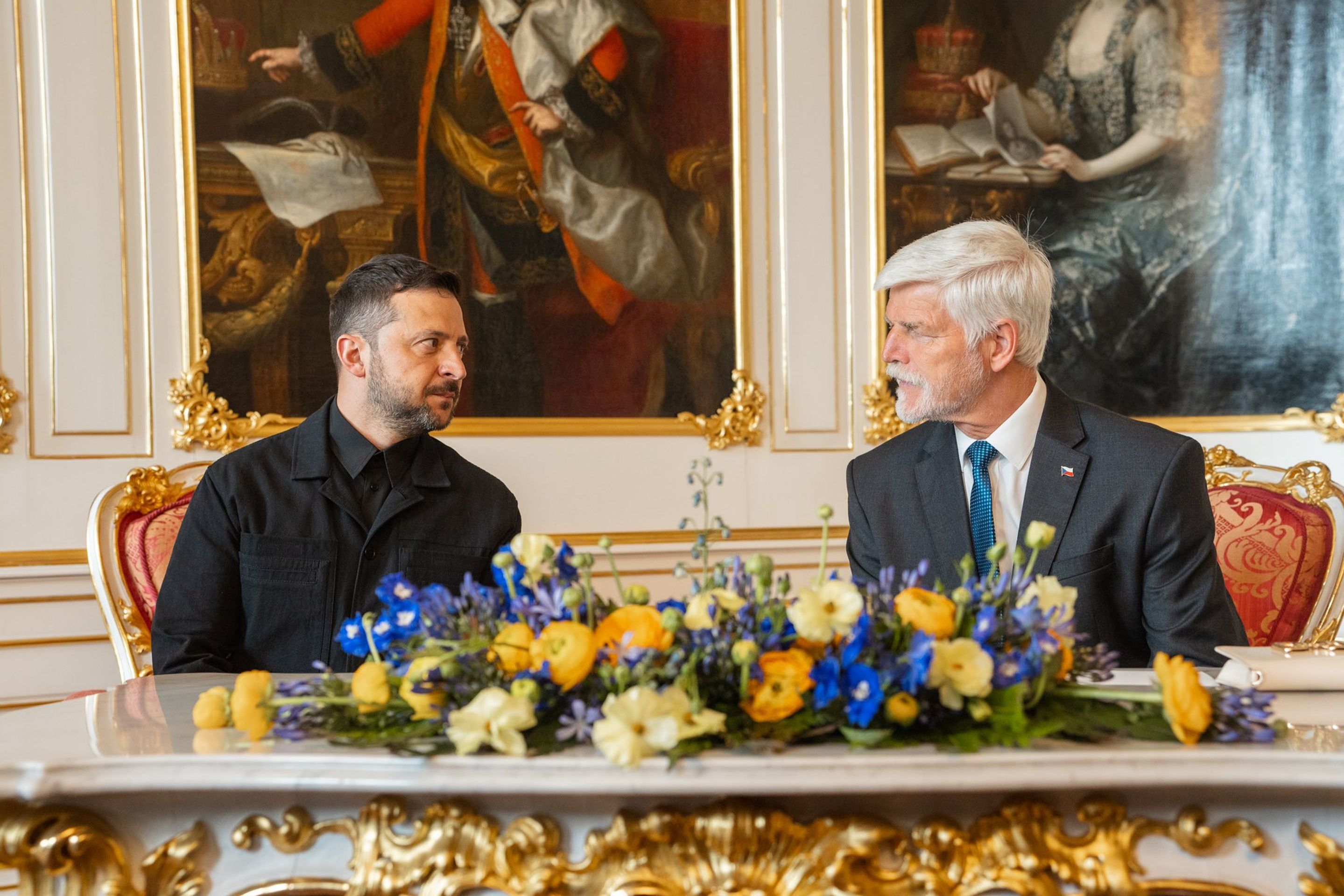 Volodymyr Zelenskyj v Praze, 4. 5. 2025 prezidentpavel (7) - Volodymyr Zelenskyj v Praze, 2025 (13/19)