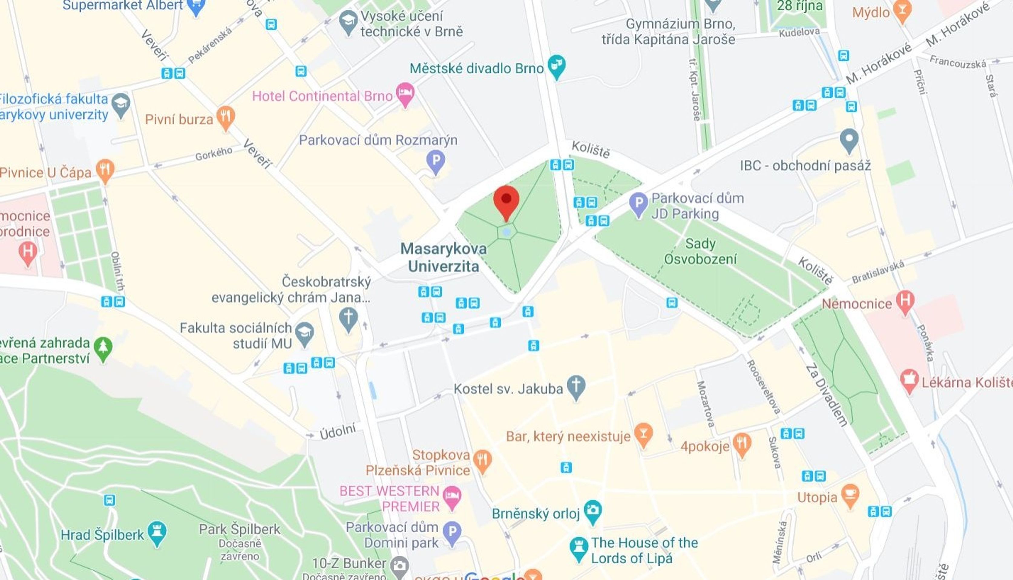 Kde a kdy se můžete nechat vyšetřit - Brno, Moravské náměstí Plocha uprostřed náměstí - GALERIE: Kde a kdy se můžete nechat vyšetřit (4/9)