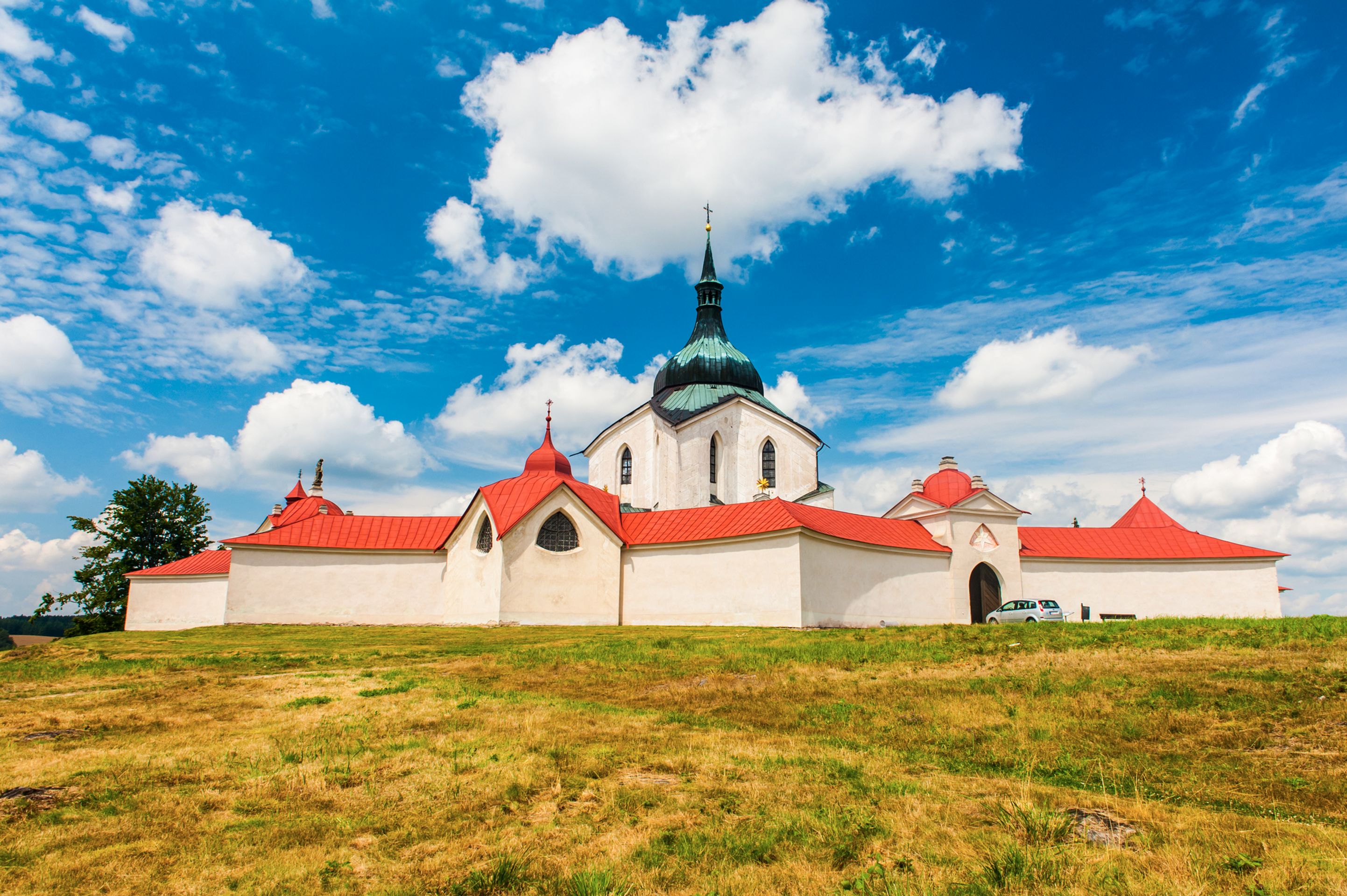 Poutní kostel sv. Jana Nepomuckého na Zelené Hoře - Památky UNESCO v České republice (11/20)