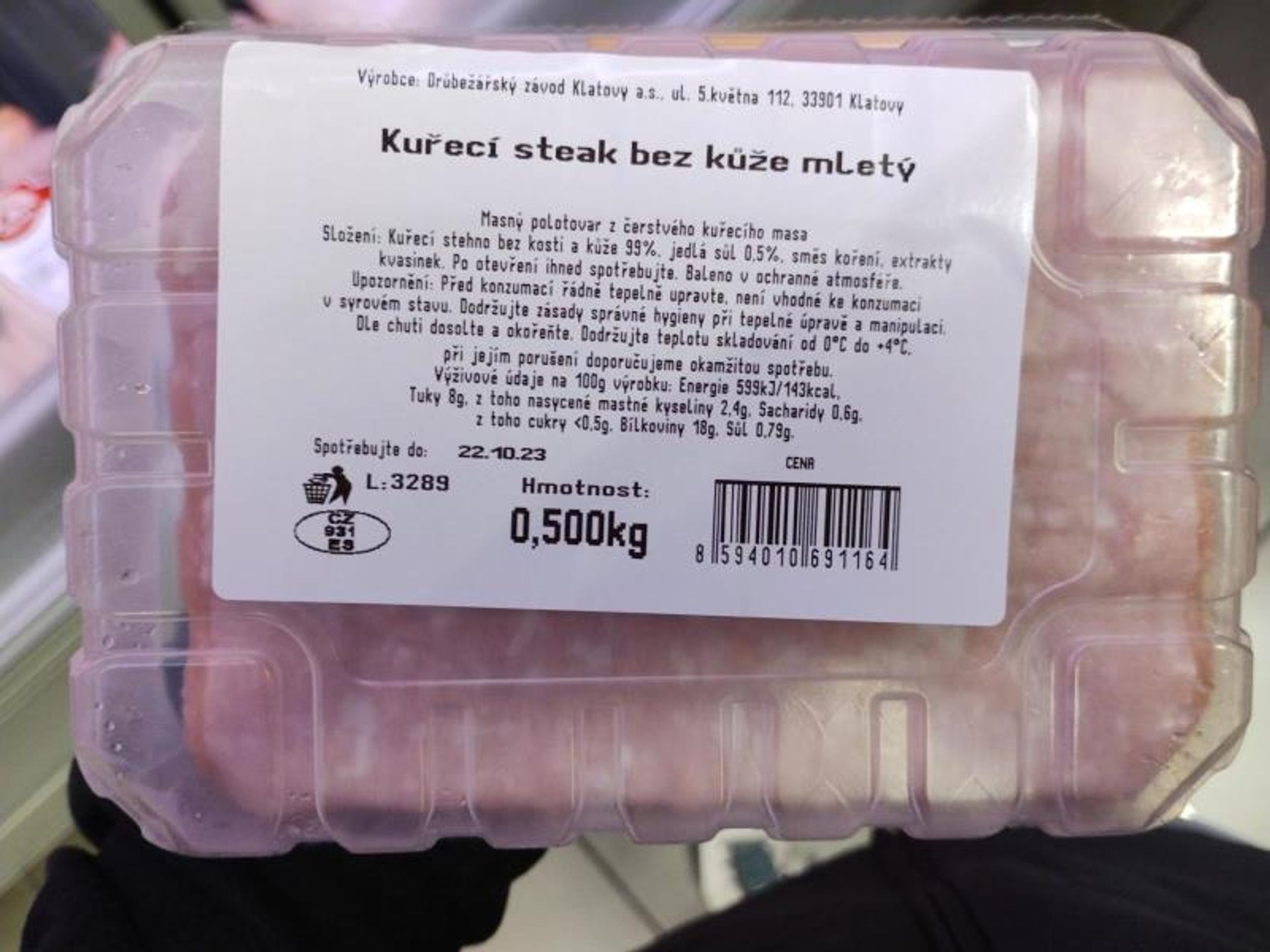 Kuřecí maso s bakterií Salmonella Infantis (3) - Závadné potraviny (2/10)