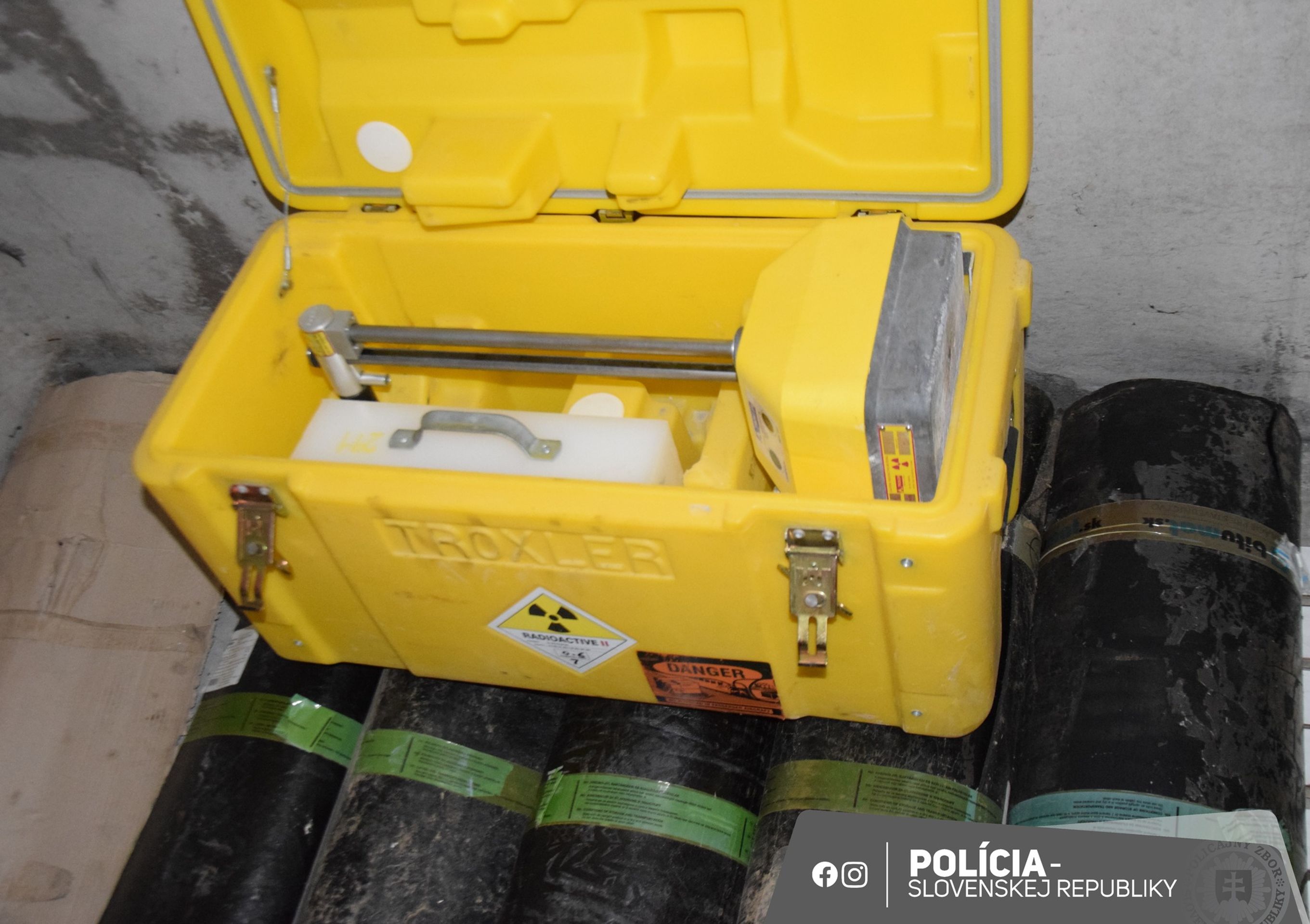 Slovenská police zadržela jaderný materiál - Slovenská police zadržela jaderný materiál (3/3)