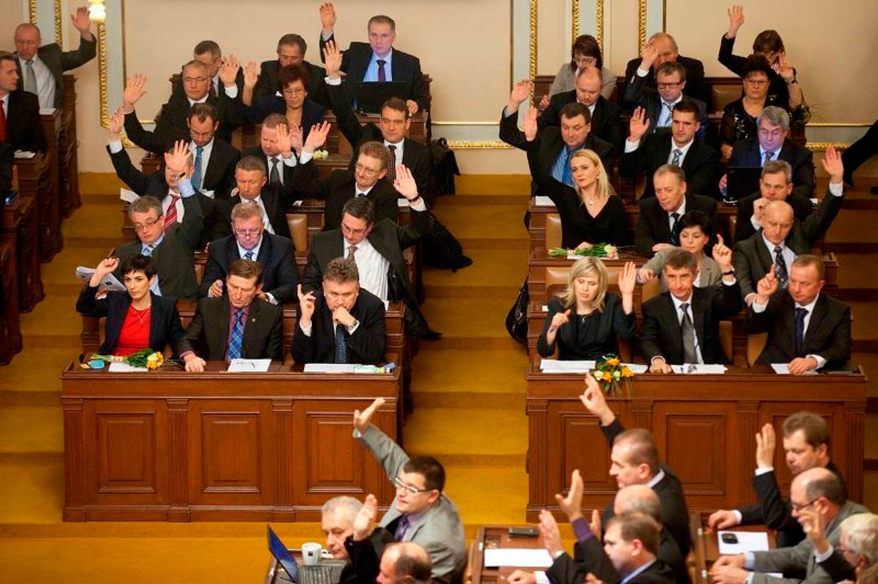První schůze nové Poslanecké sněmovny - 21 - GALERIE: První schůze nové Poslanecké sněmovny (21/24)