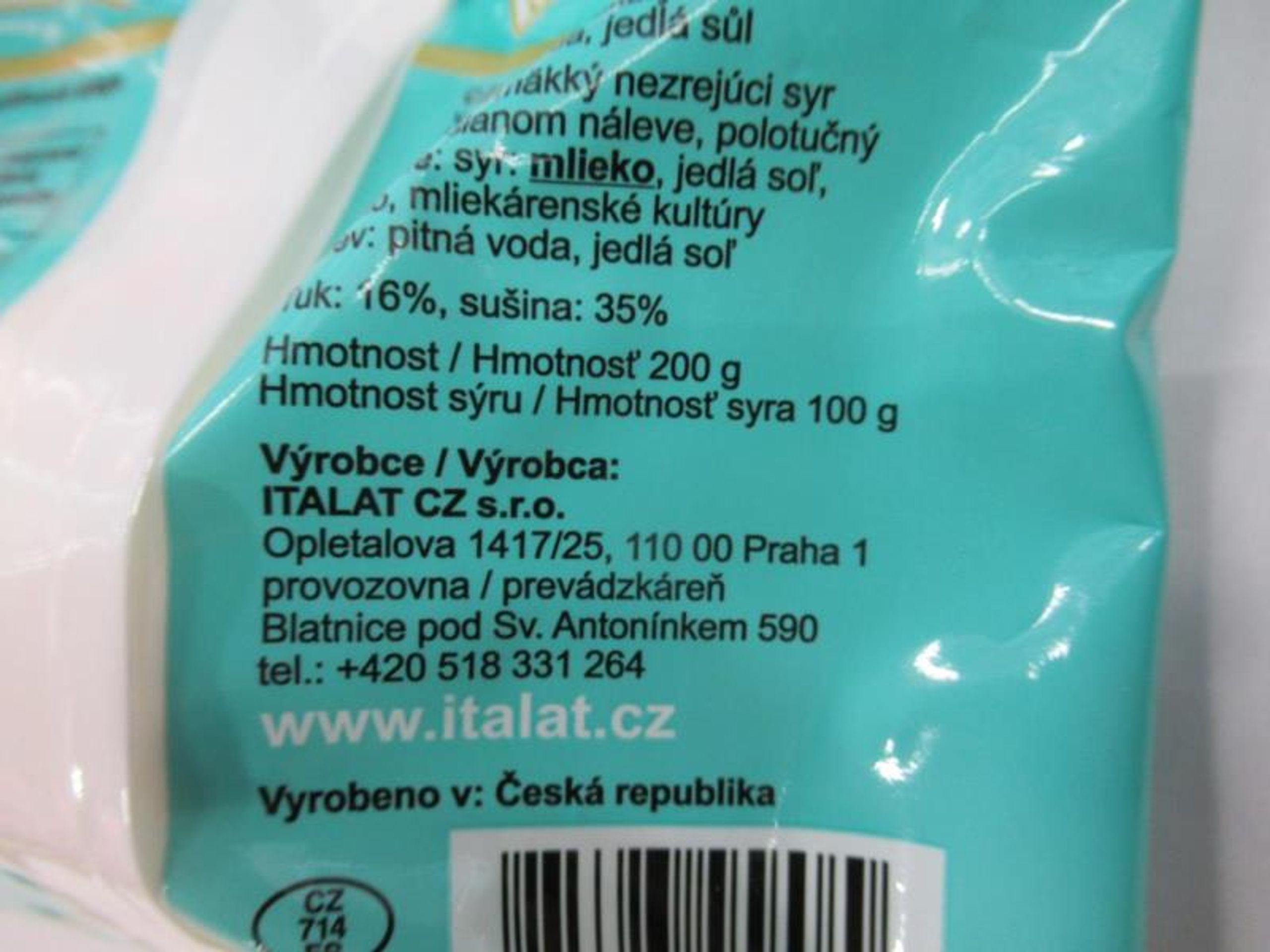 Šizený sýr Mozzarella (4) - Šizené a zdraví závadné sýry (8/11)